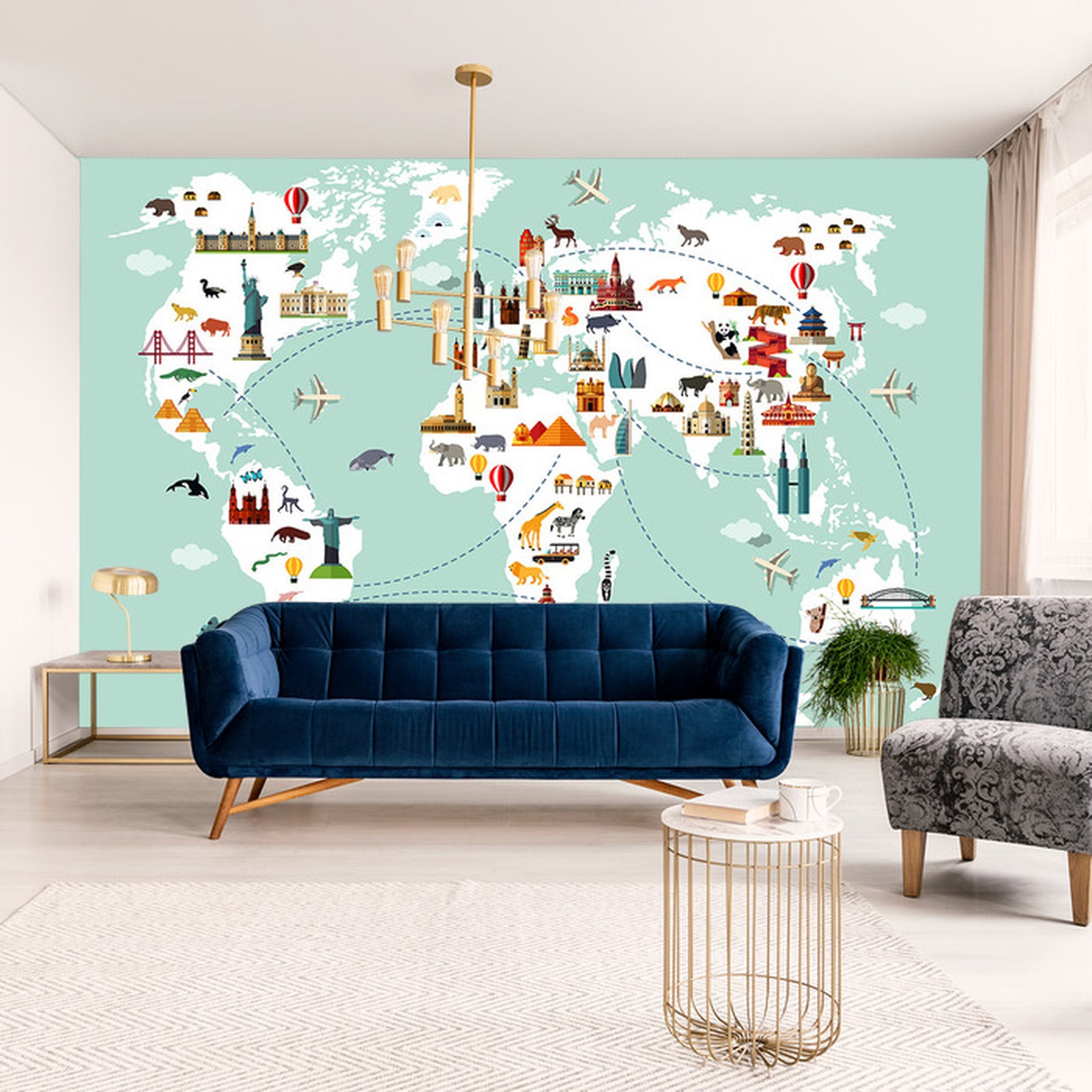 Fototapet Kart For Barn