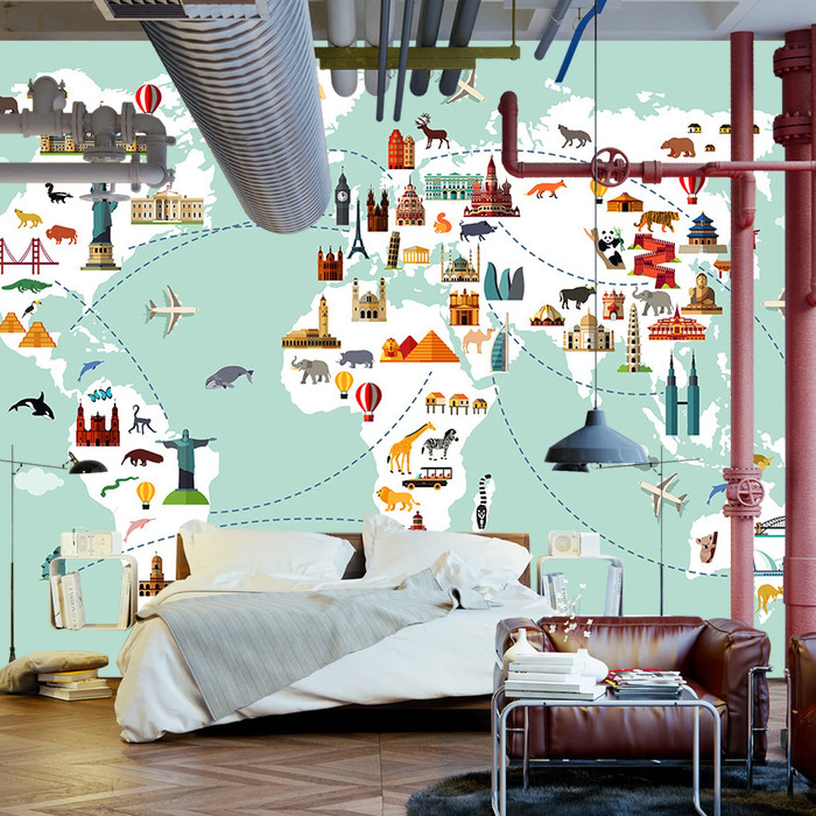 Fototapet Kart For Barn