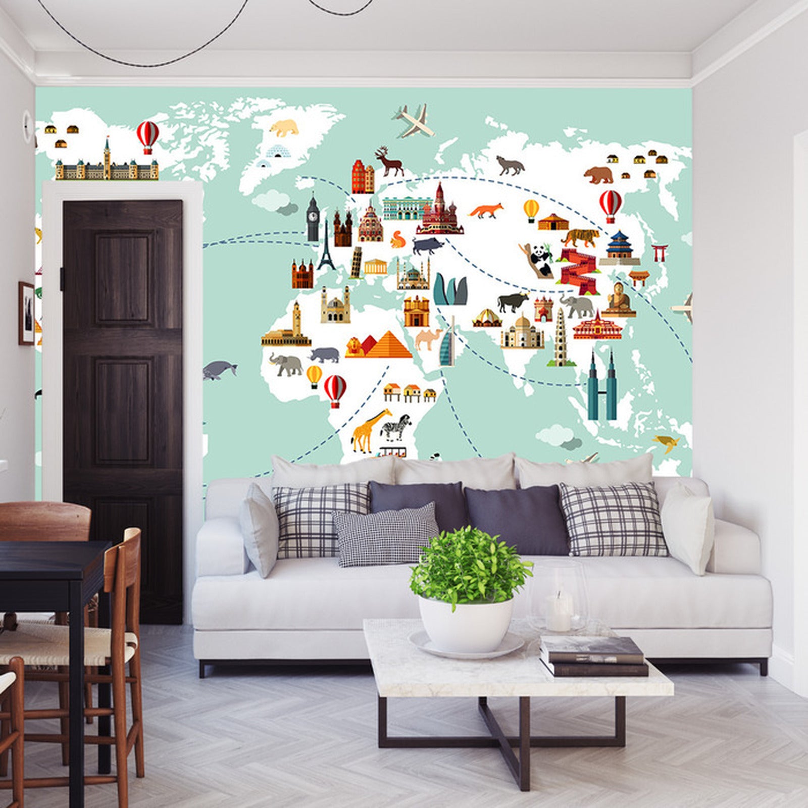 Fototapet Kart For Barn