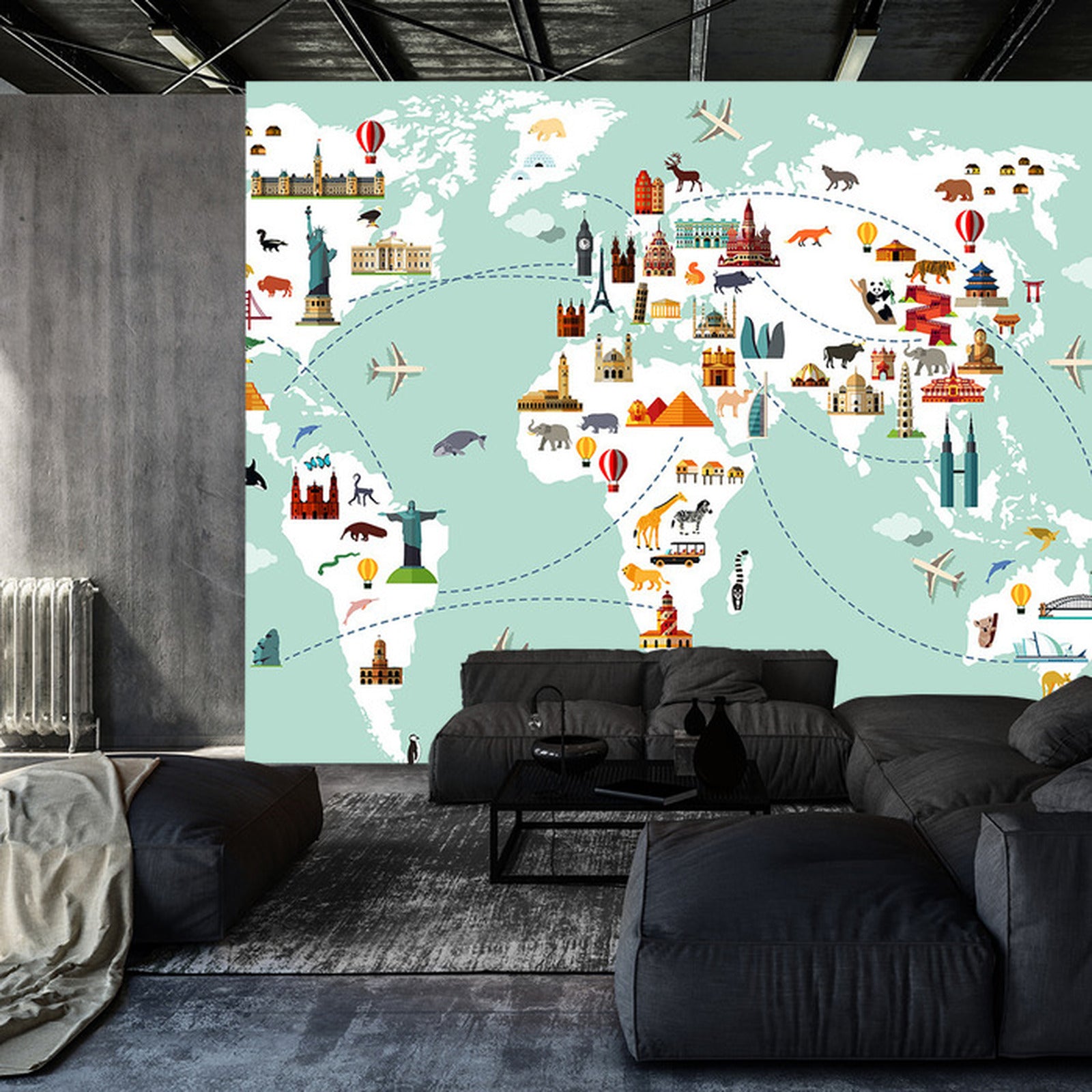 Fototapet Kart For Barn