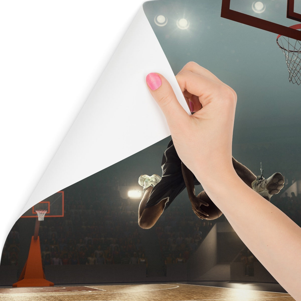 Fototapet Basketballspiller I Luften