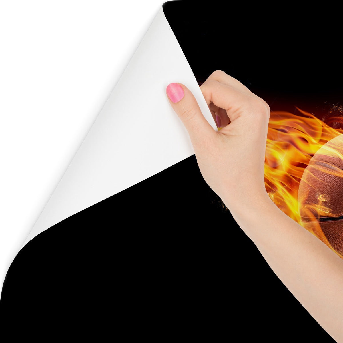 Fototapet Brennende Basketball