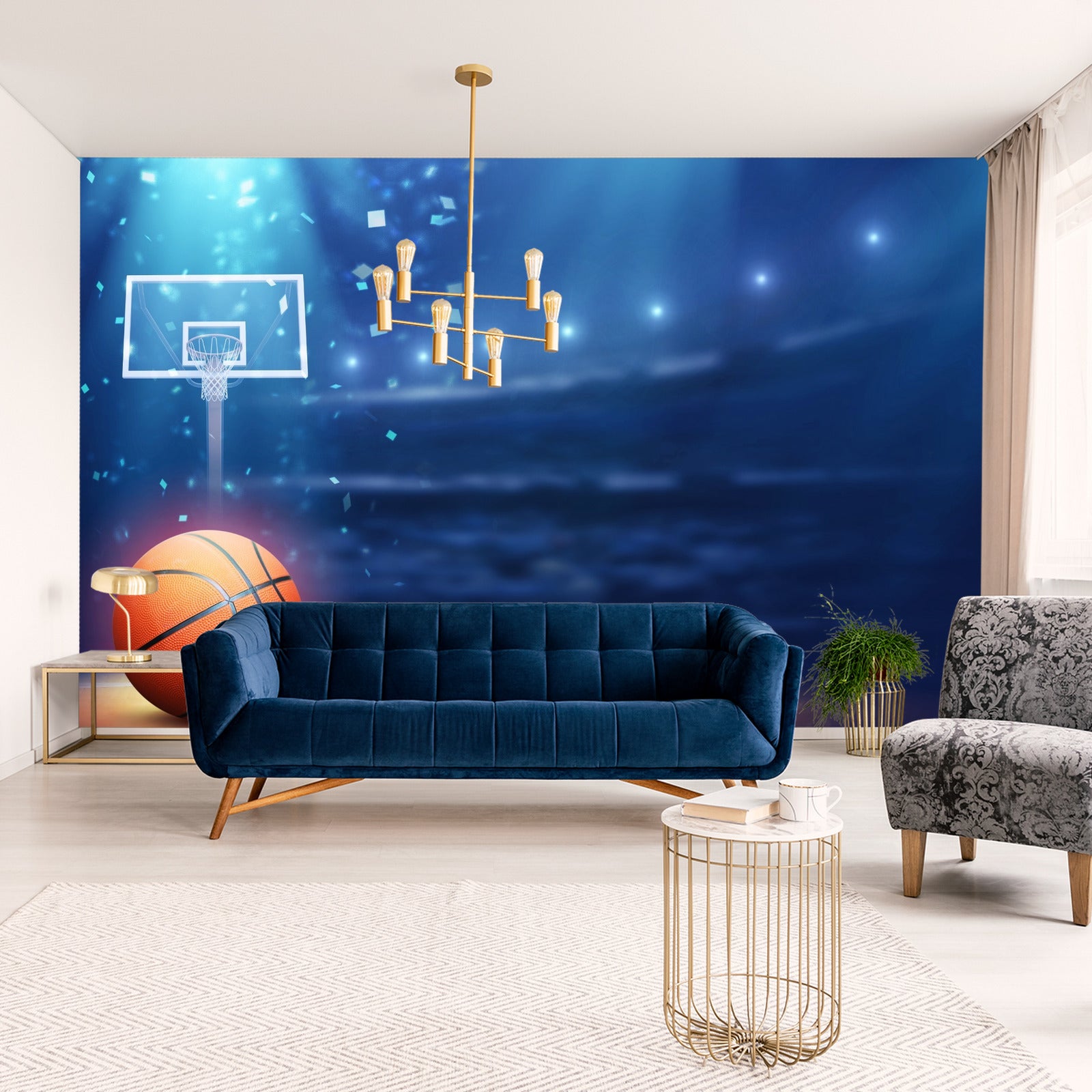 Fototapet Basketball På Stadion