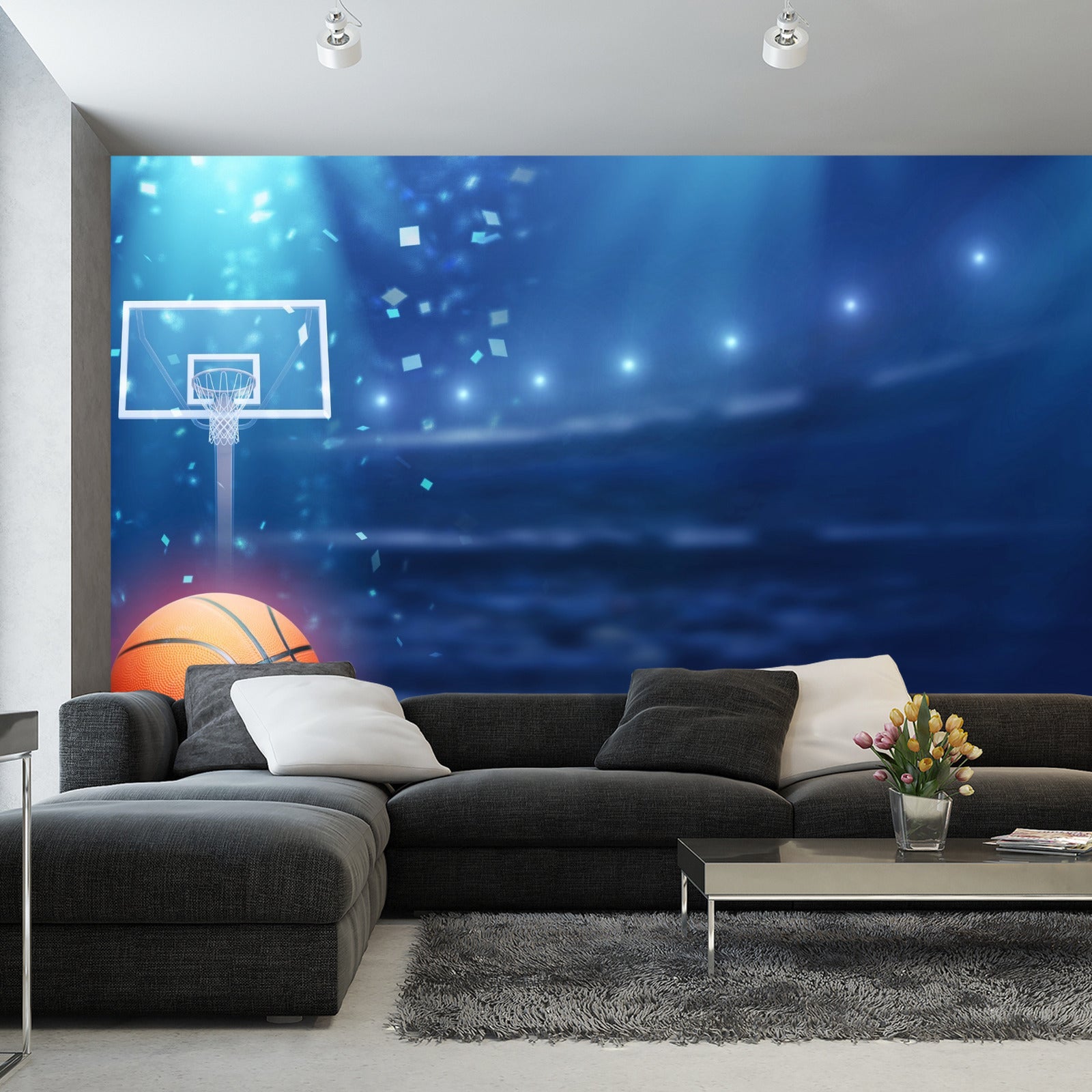 Fototapet Basketball På Stadion