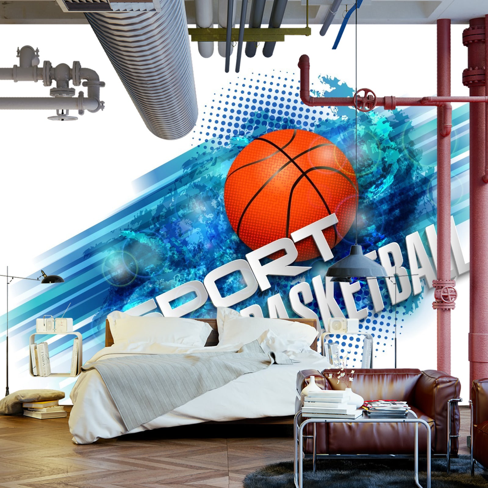 Fototapet Basketball I En Moderne Stil