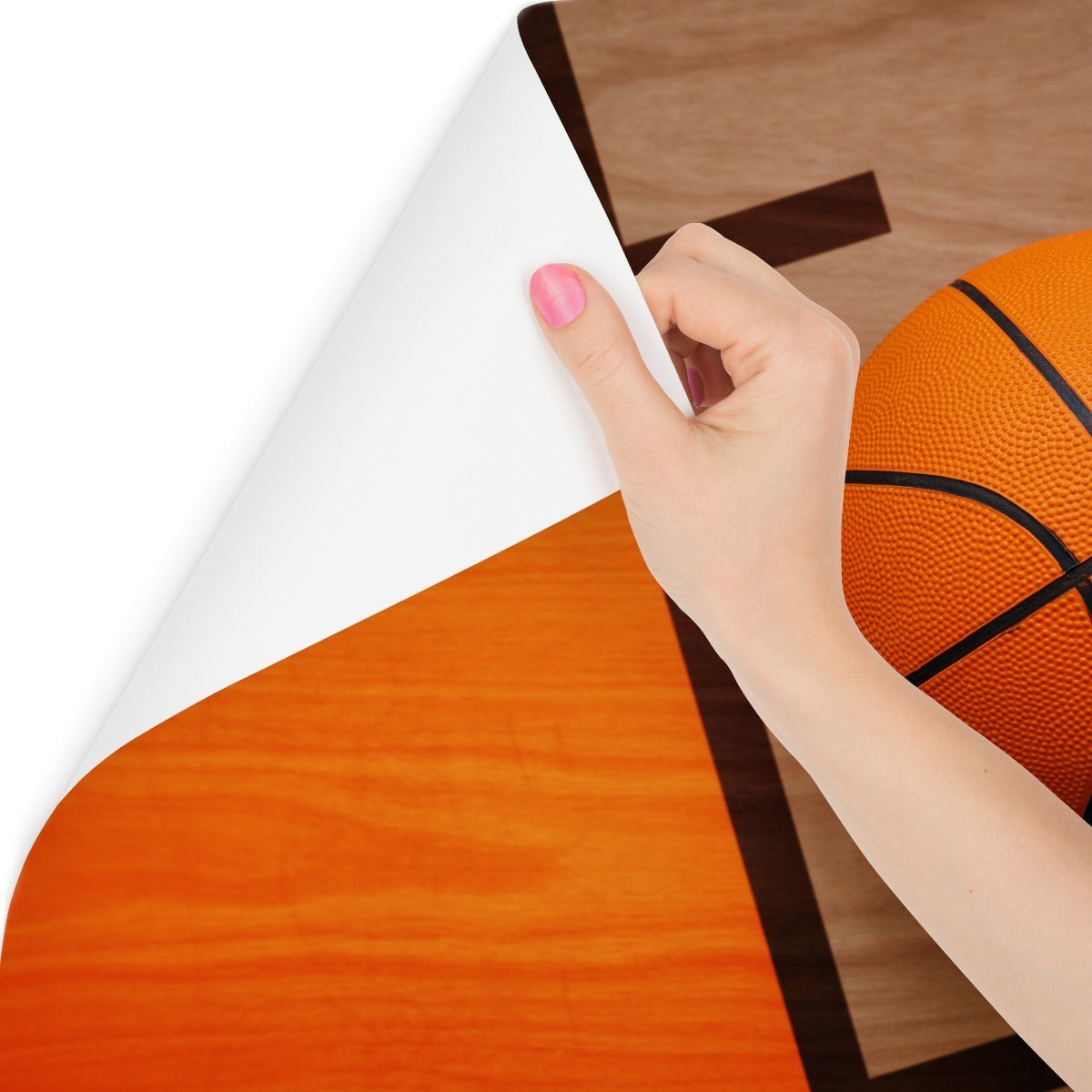 Fototapet Basketball På Banen