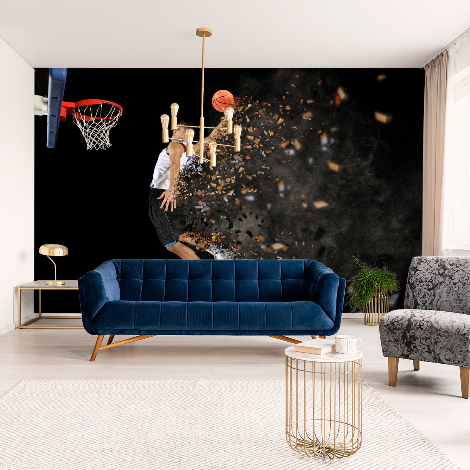 Fototapet Basketballspiller I Aksjon