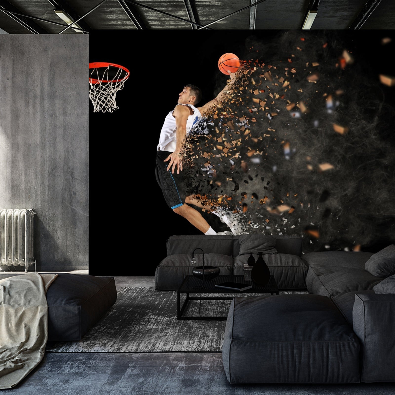 Fototapet Basketballspiller I Aksjon