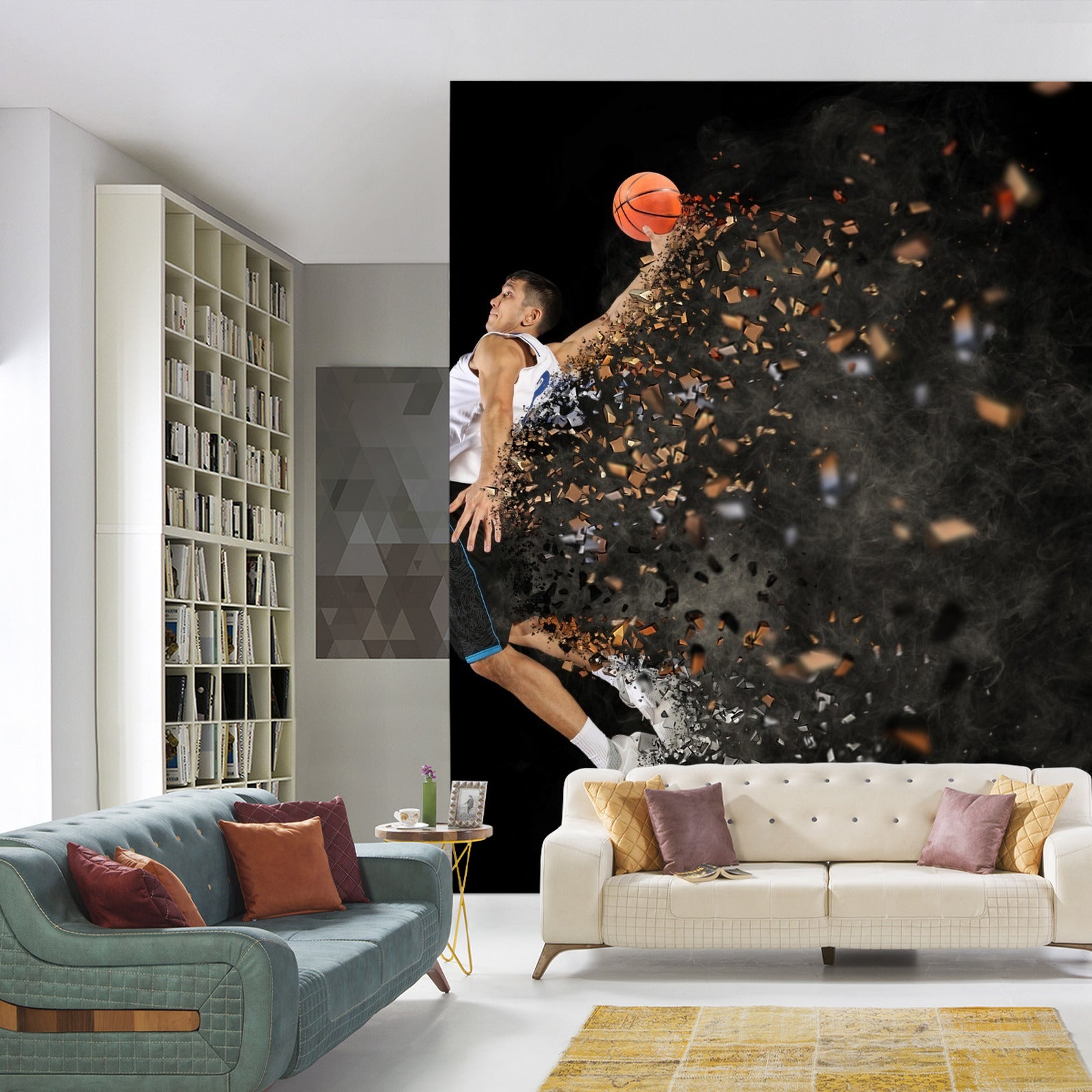 Fototapet Basketballspiller I Aksjon