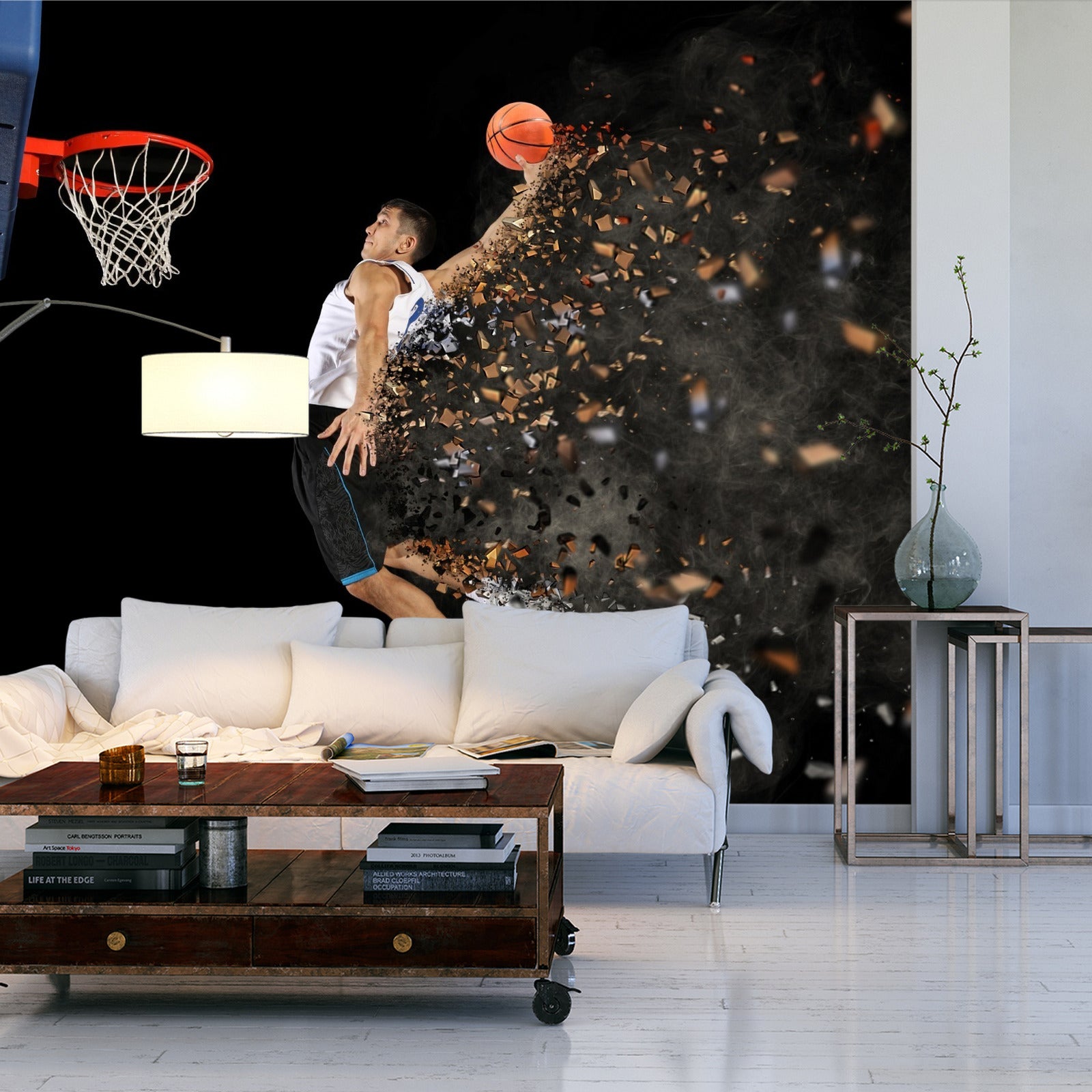 Fototapet Basketballspiller I Aksjon