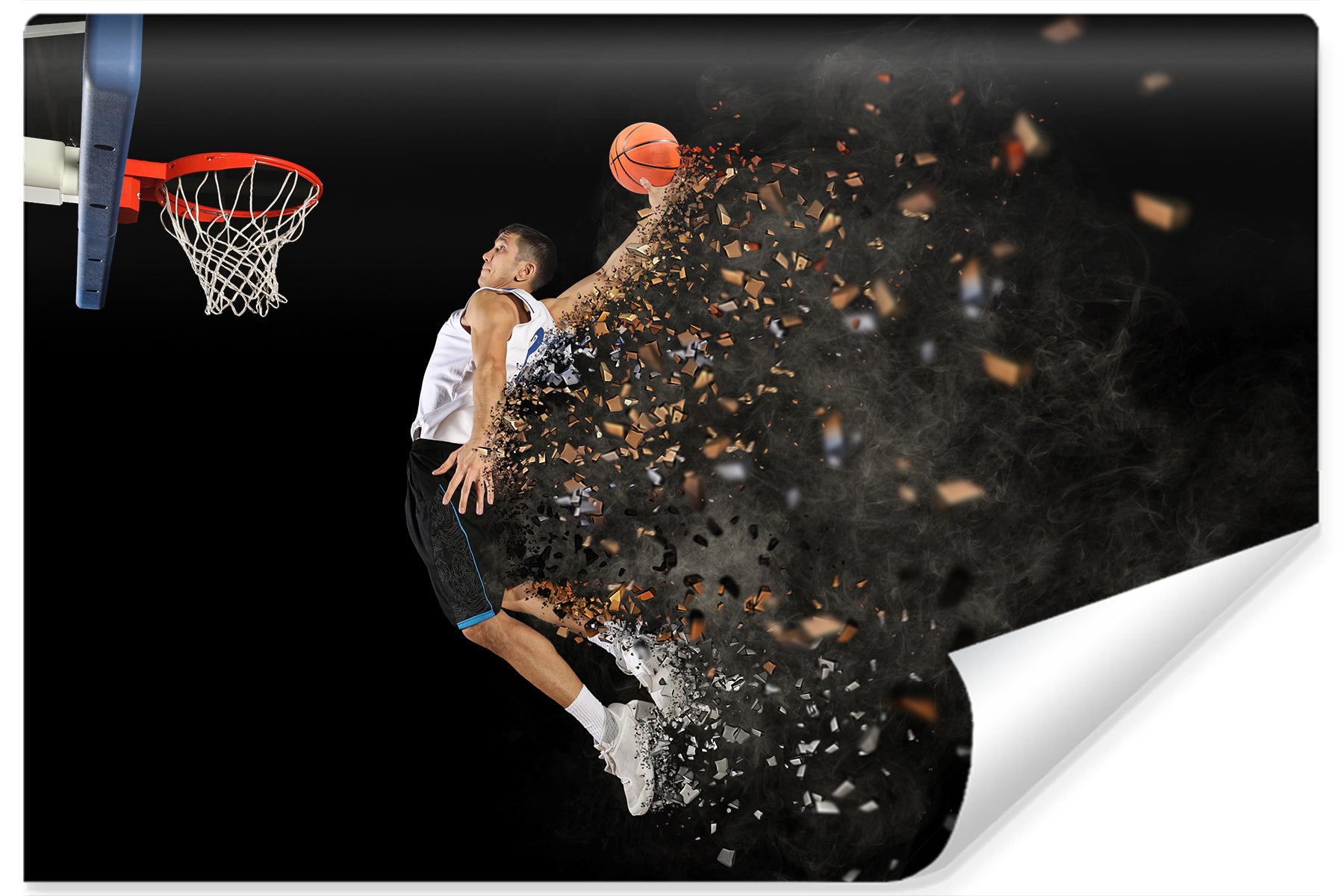 Fototapet Basketballspiller I Aksjon