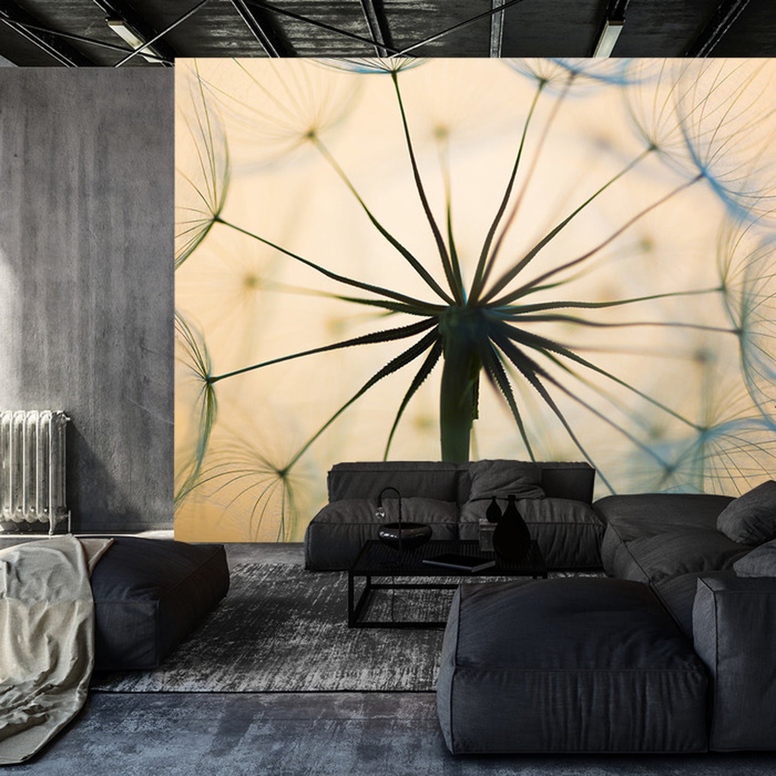 Fototapet Optisk Løvetann