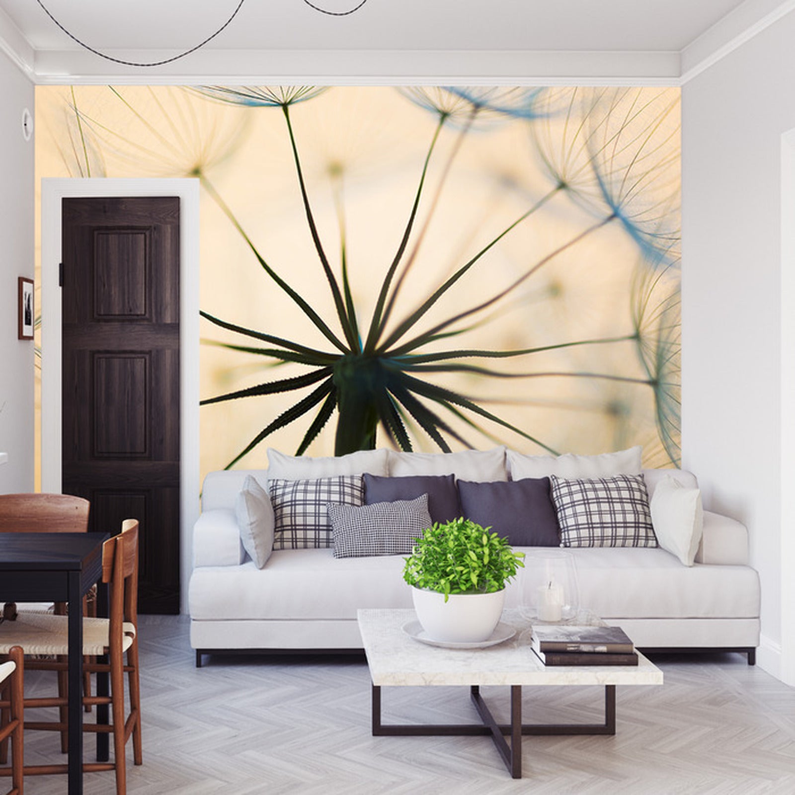 Fototapet Optisk Løvetann