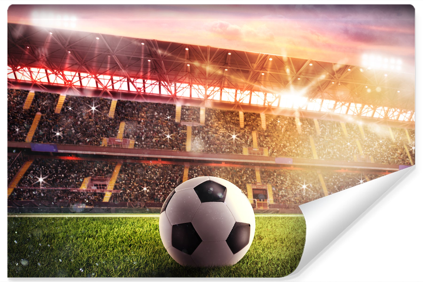 Fototapet Fotball På Stadion