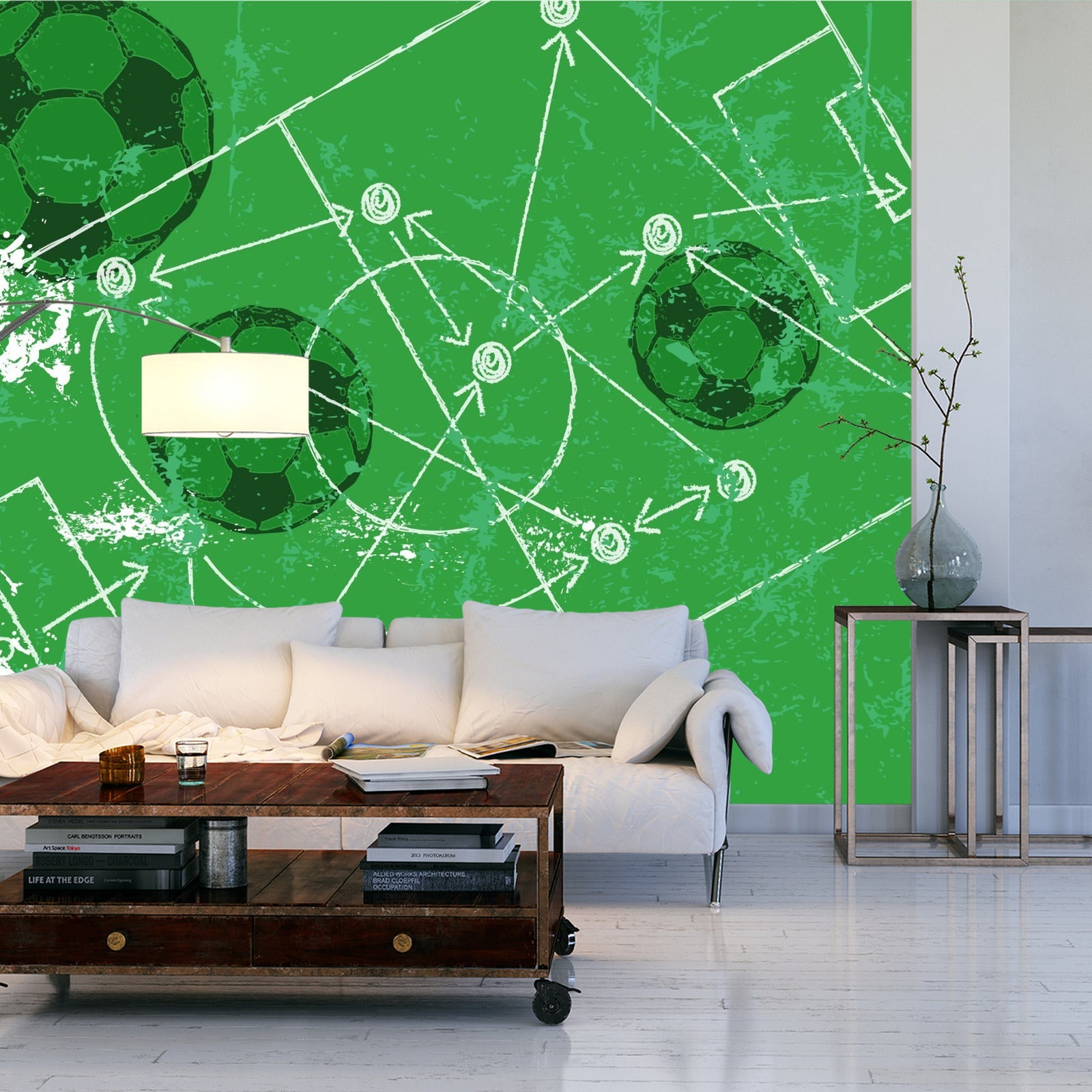 Fototapet Taktikk I Fotball