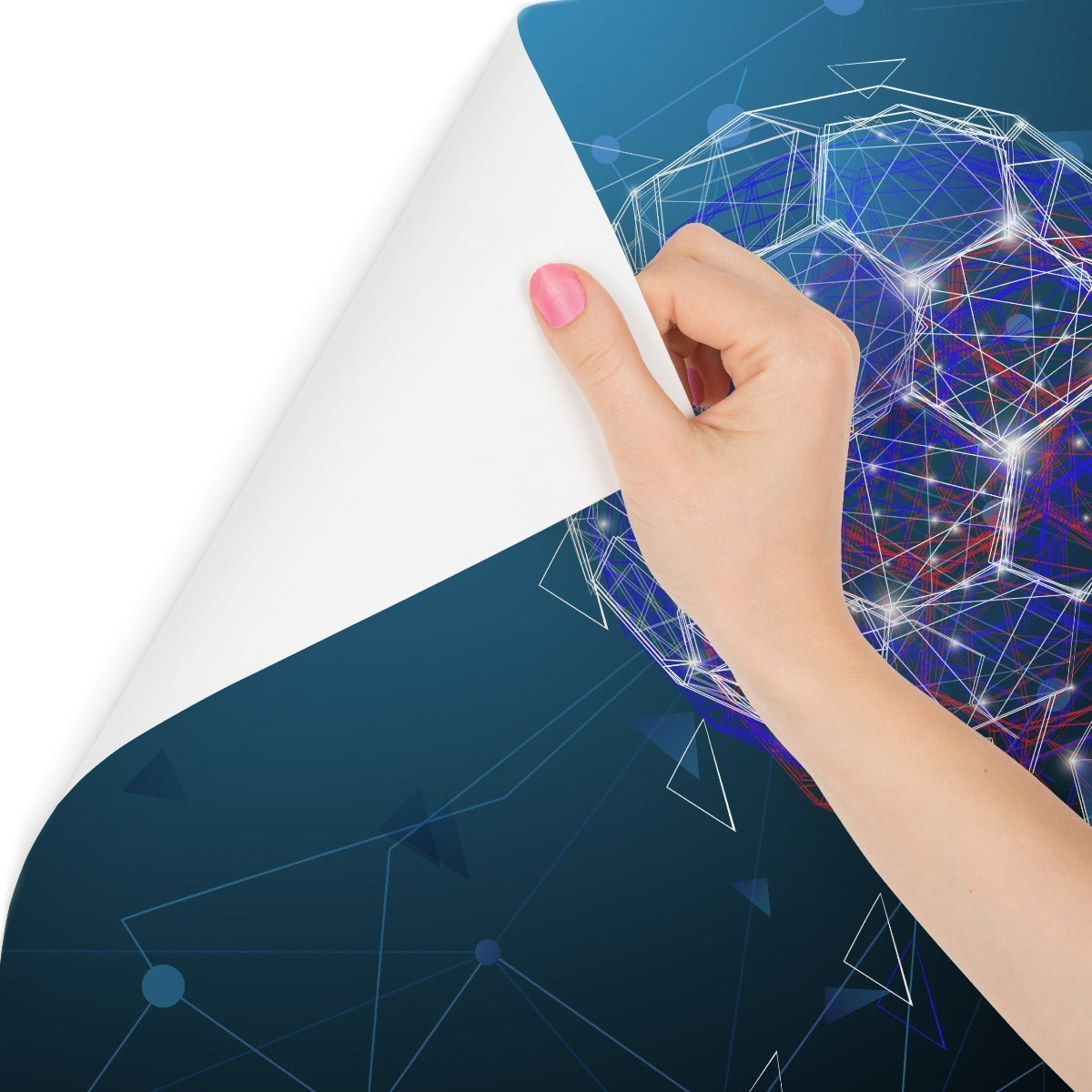 Fototapet Moderne Abstrakt Fotball