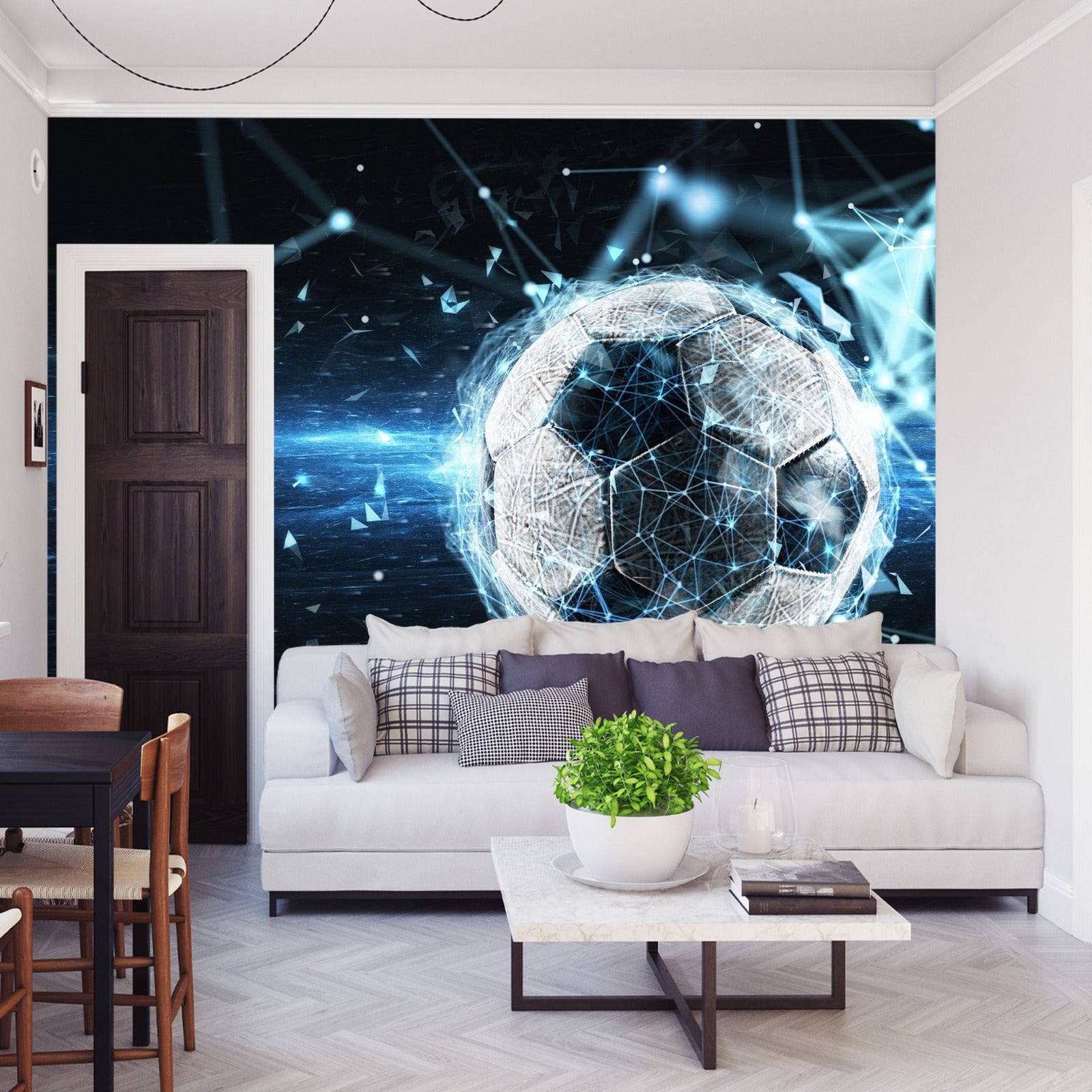 Fototapet Fotball I Moderne Stil