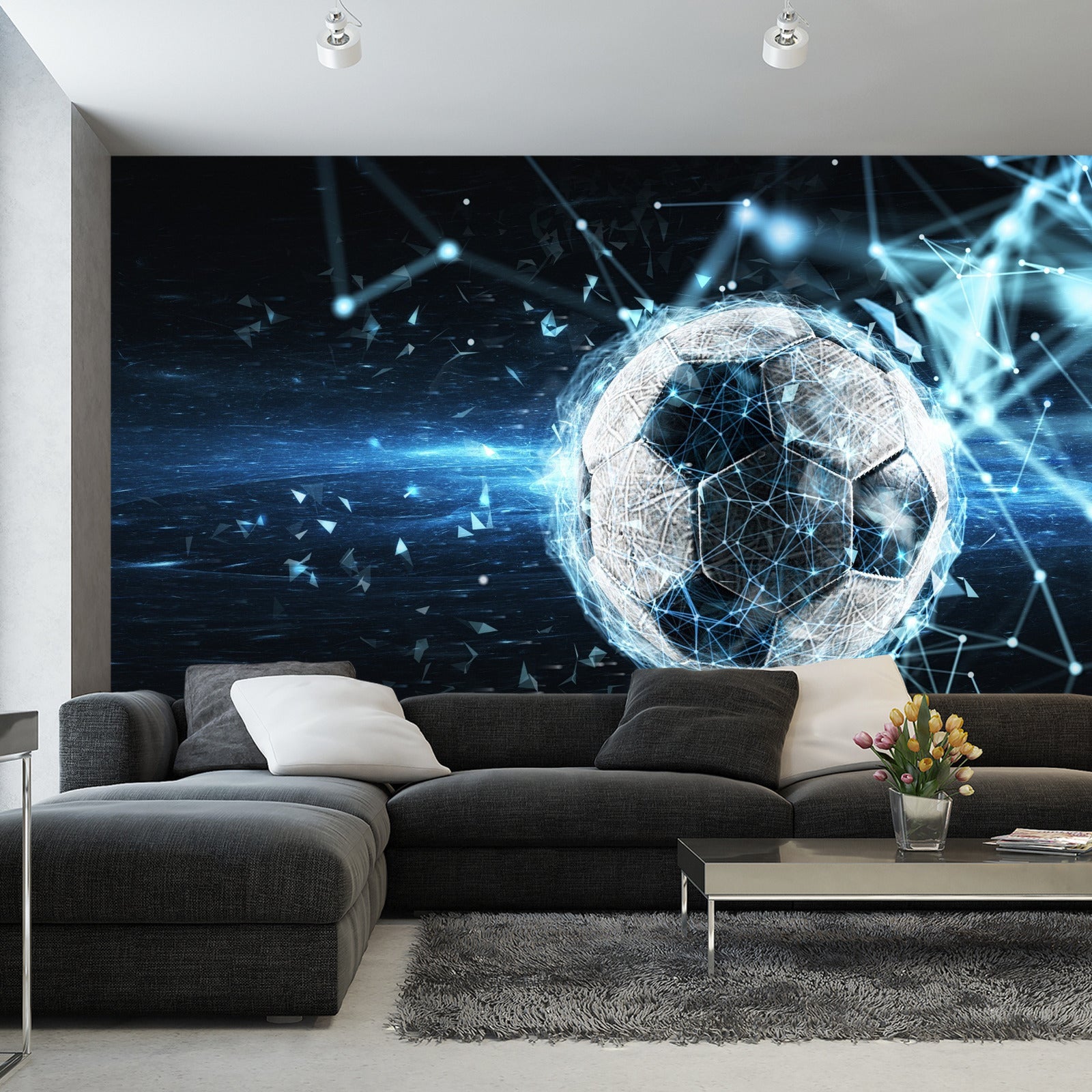 Fototapet Fotball I Moderne Stil