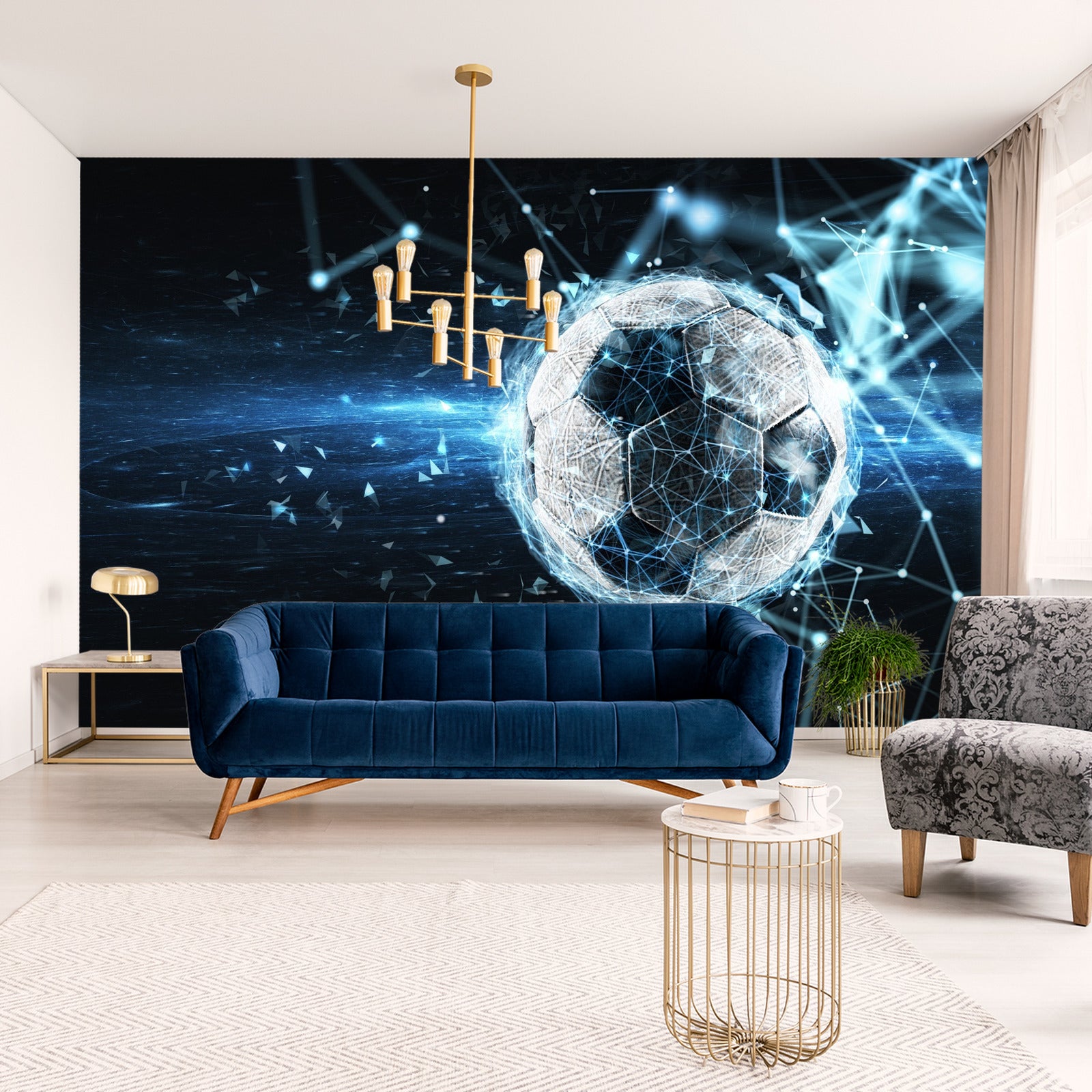 Fototapet Fotball I Moderne Stil