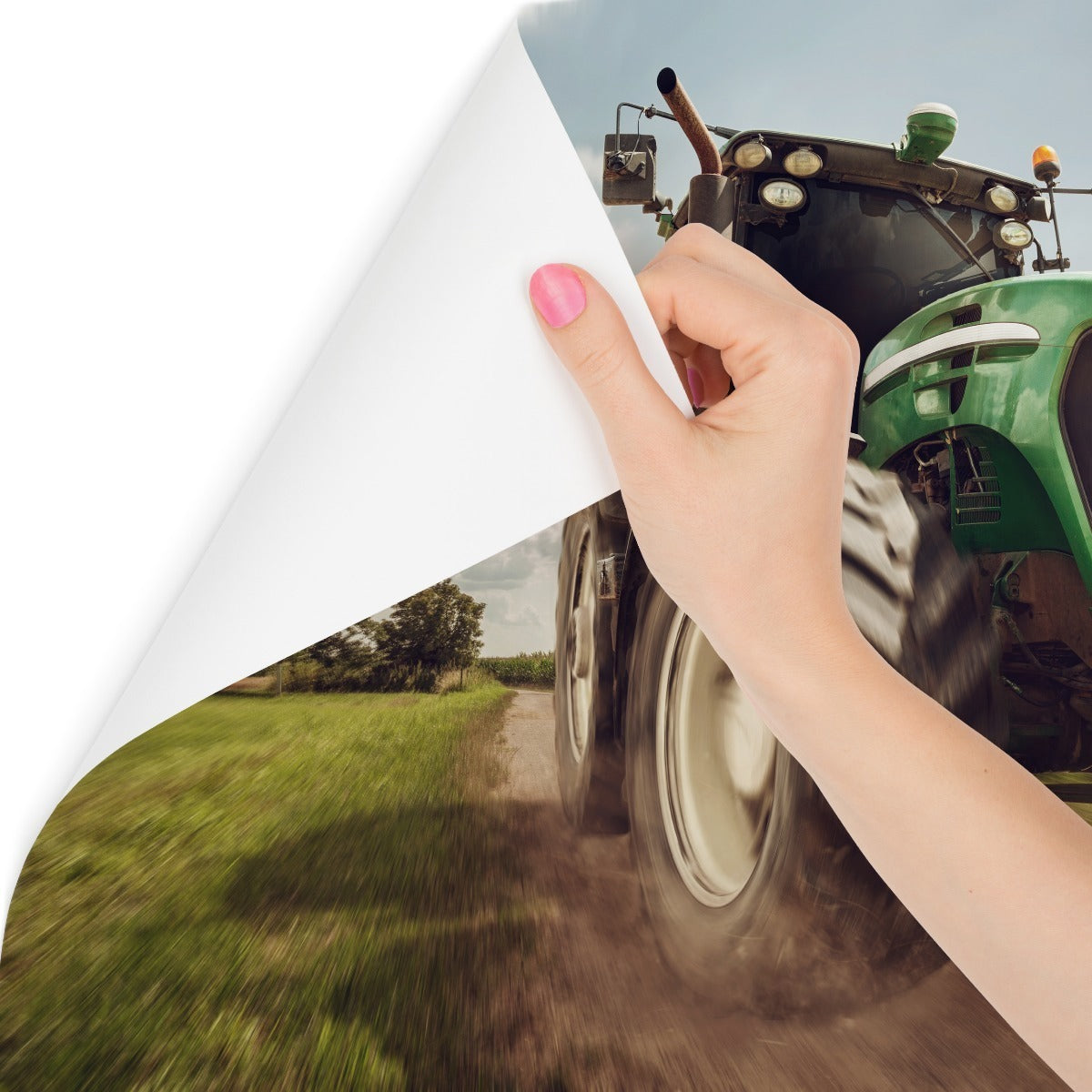 Fototapet Racing Traktor