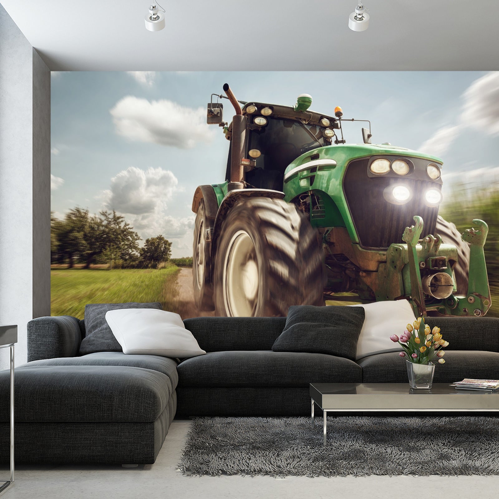 Fototapet Racing Traktor