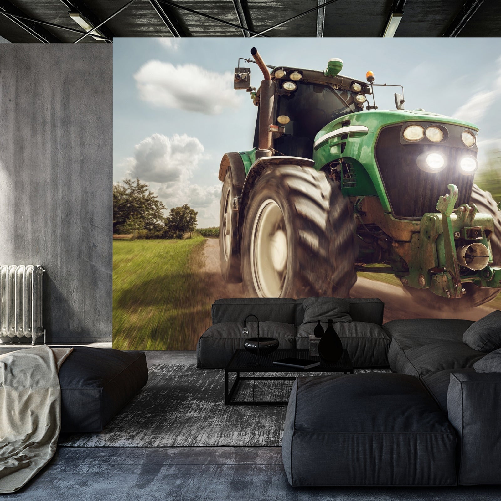 Fototapet Racing Traktor