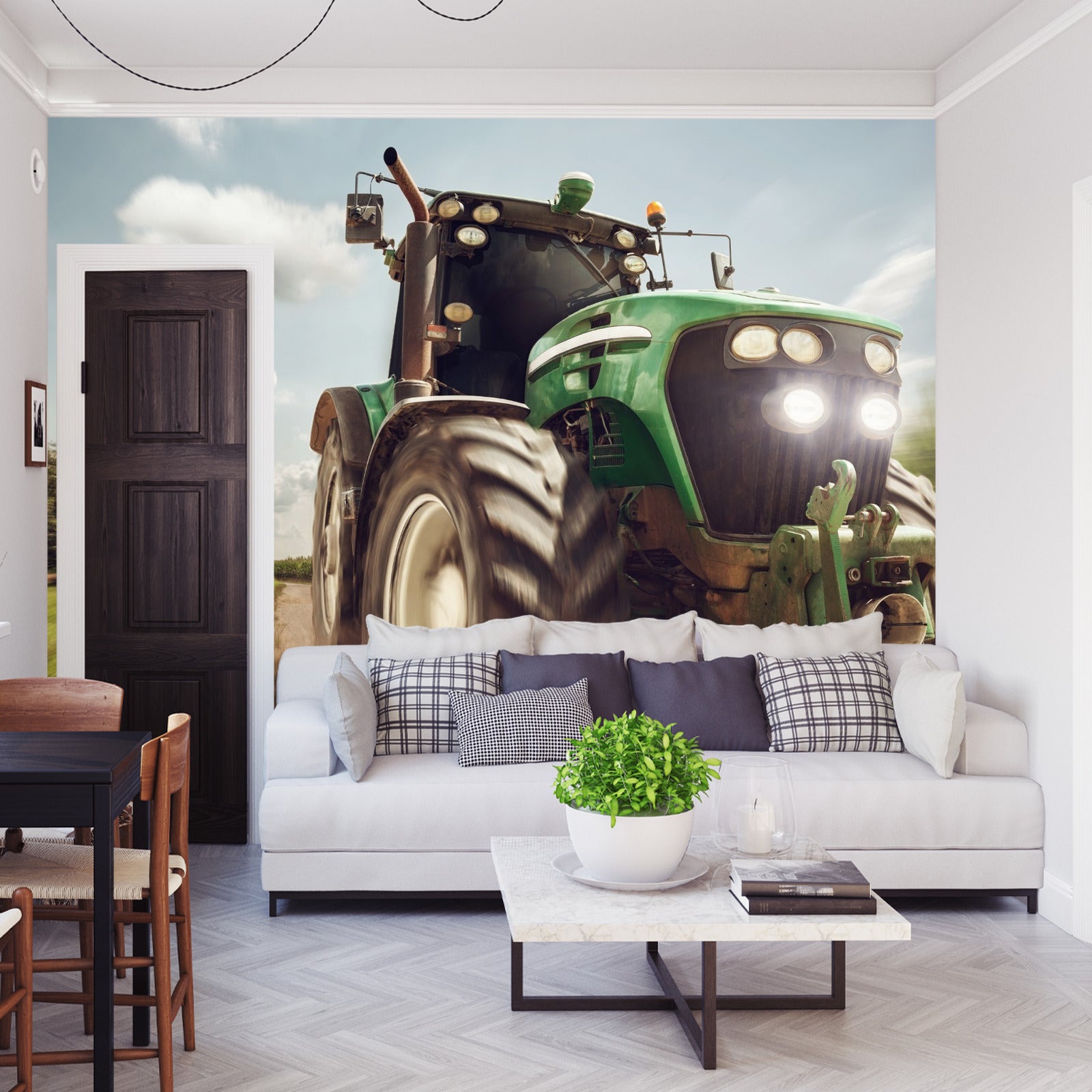 Fototapet Racing Traktor