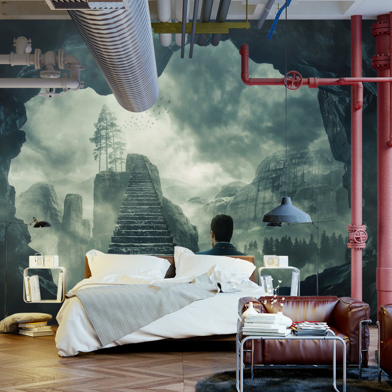 Fototapet Trapper I Fantasy World