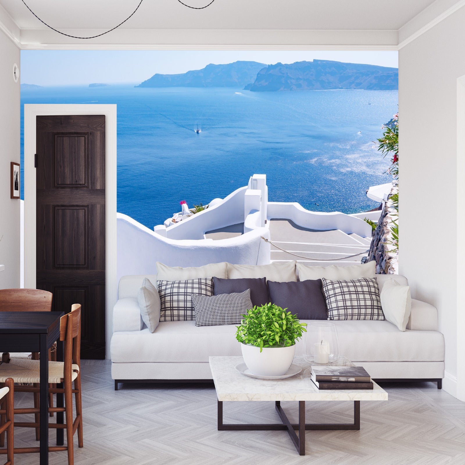 Fototapet Greske Trapper Til Stranden