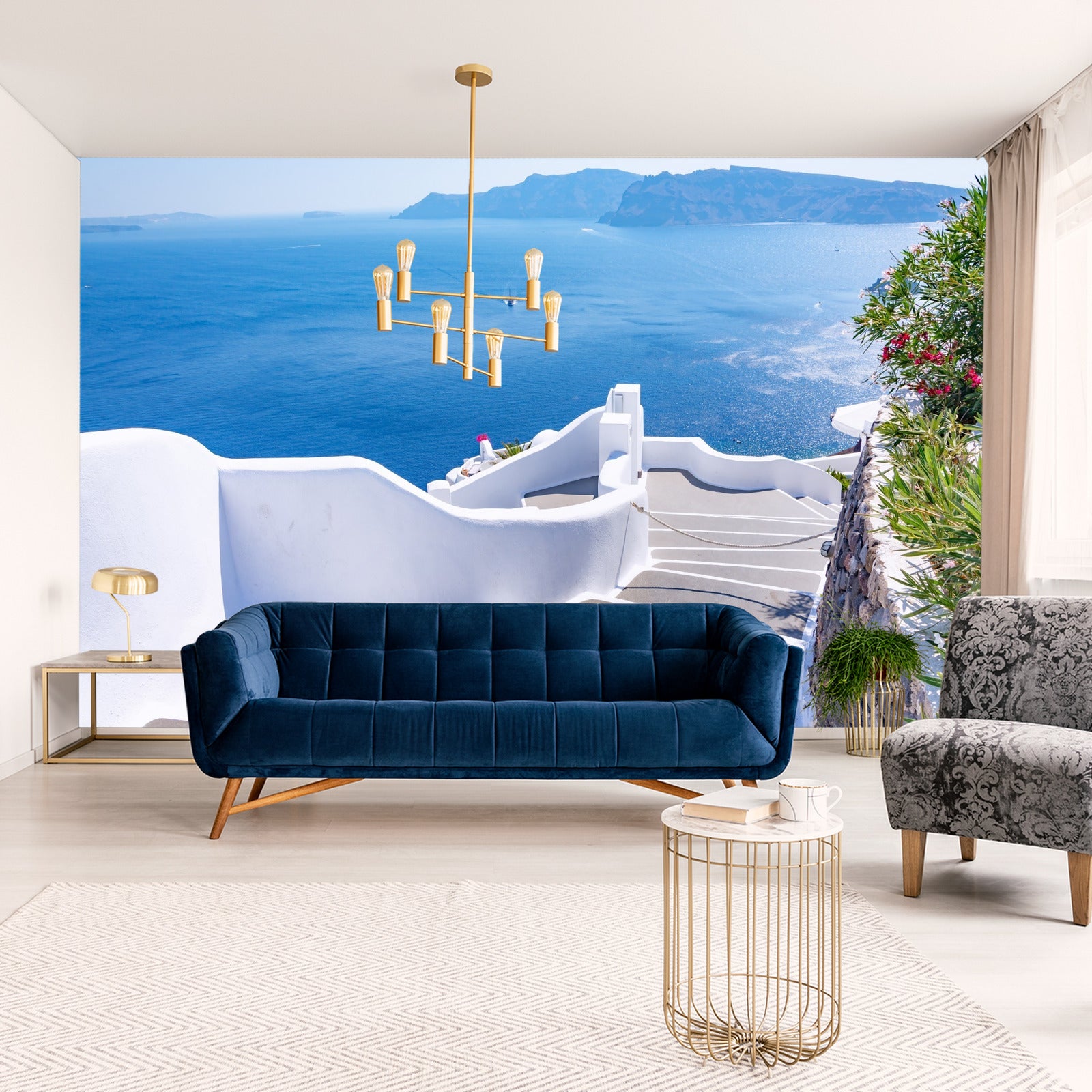 Fototapet Greske Trapper Til Stranden