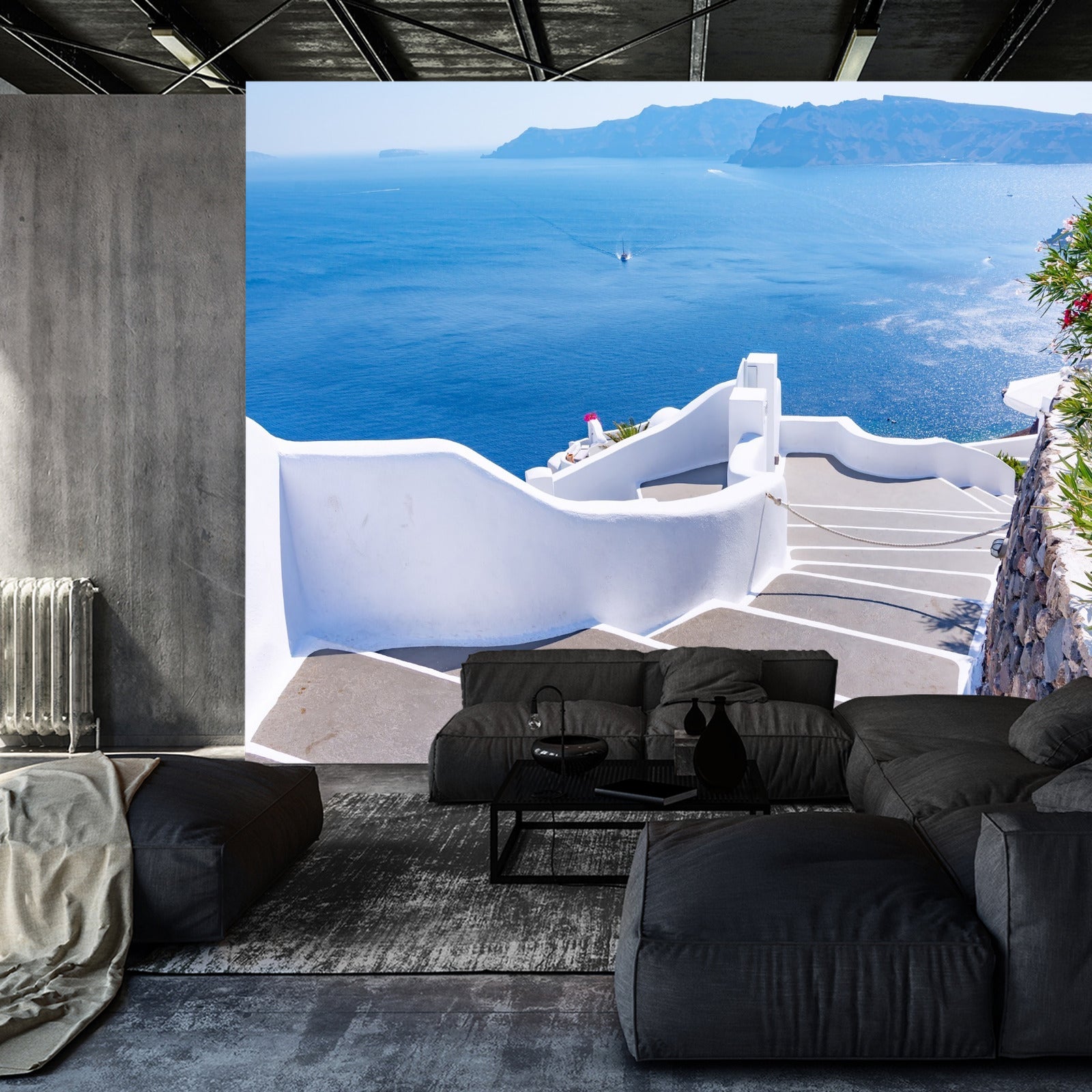 Fototapet Greske Trapper Til Stranden