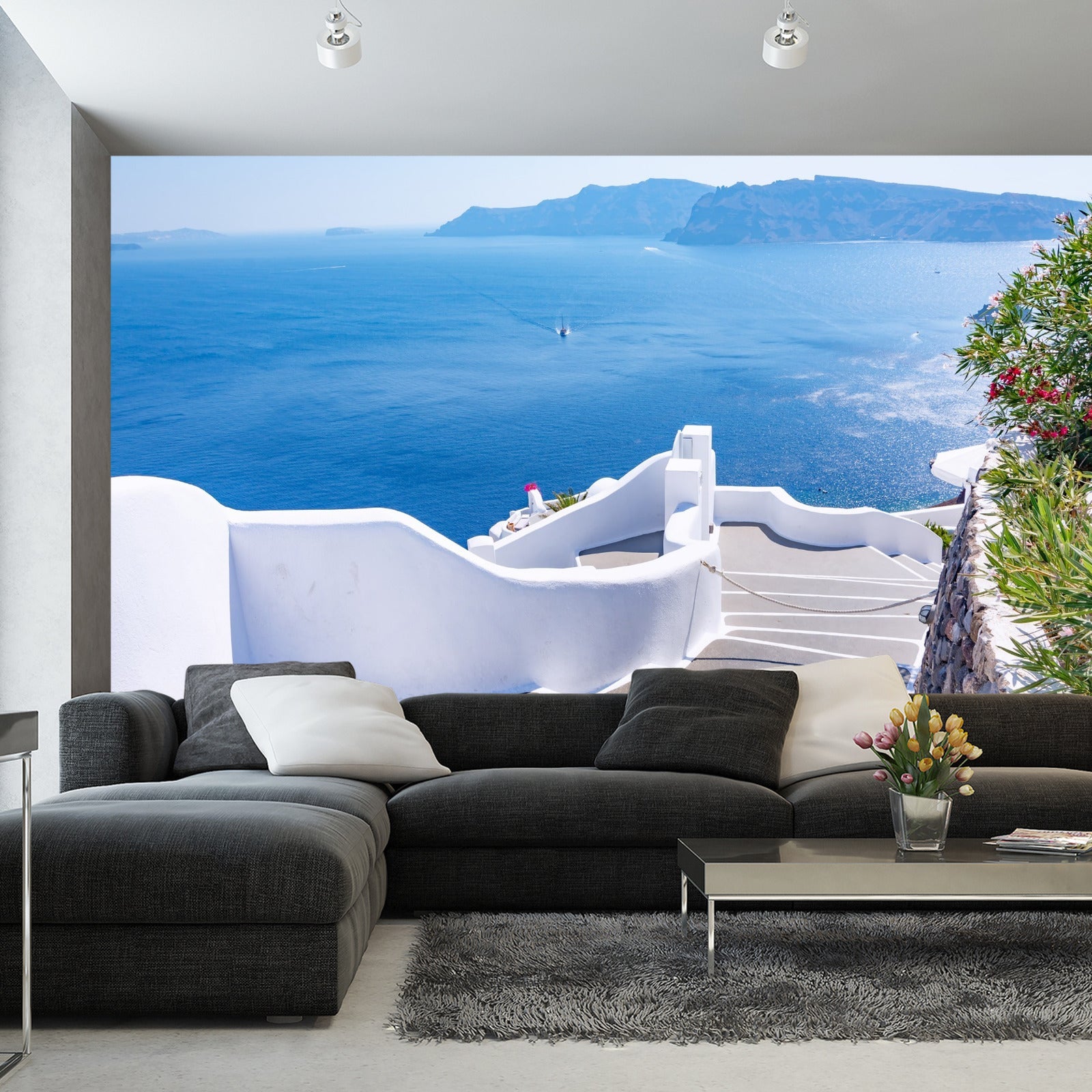 Fototapet Greske Trapper Til Stranden