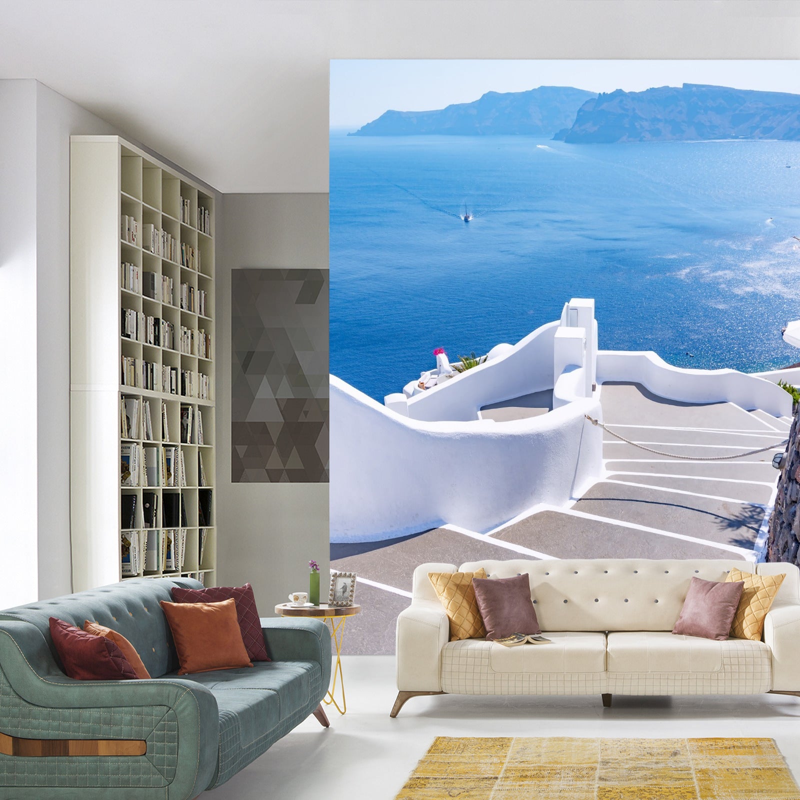 Fototapet Greske Trapper Til Stranden