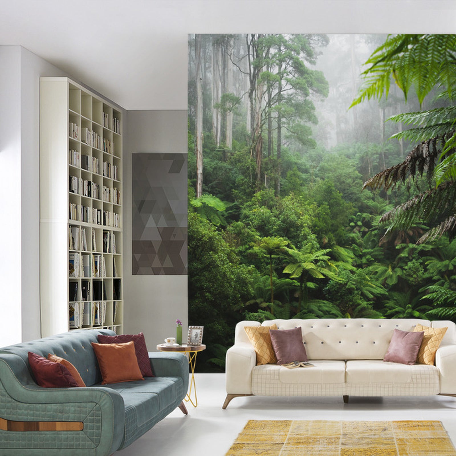 Fototapet Tett jungelskog