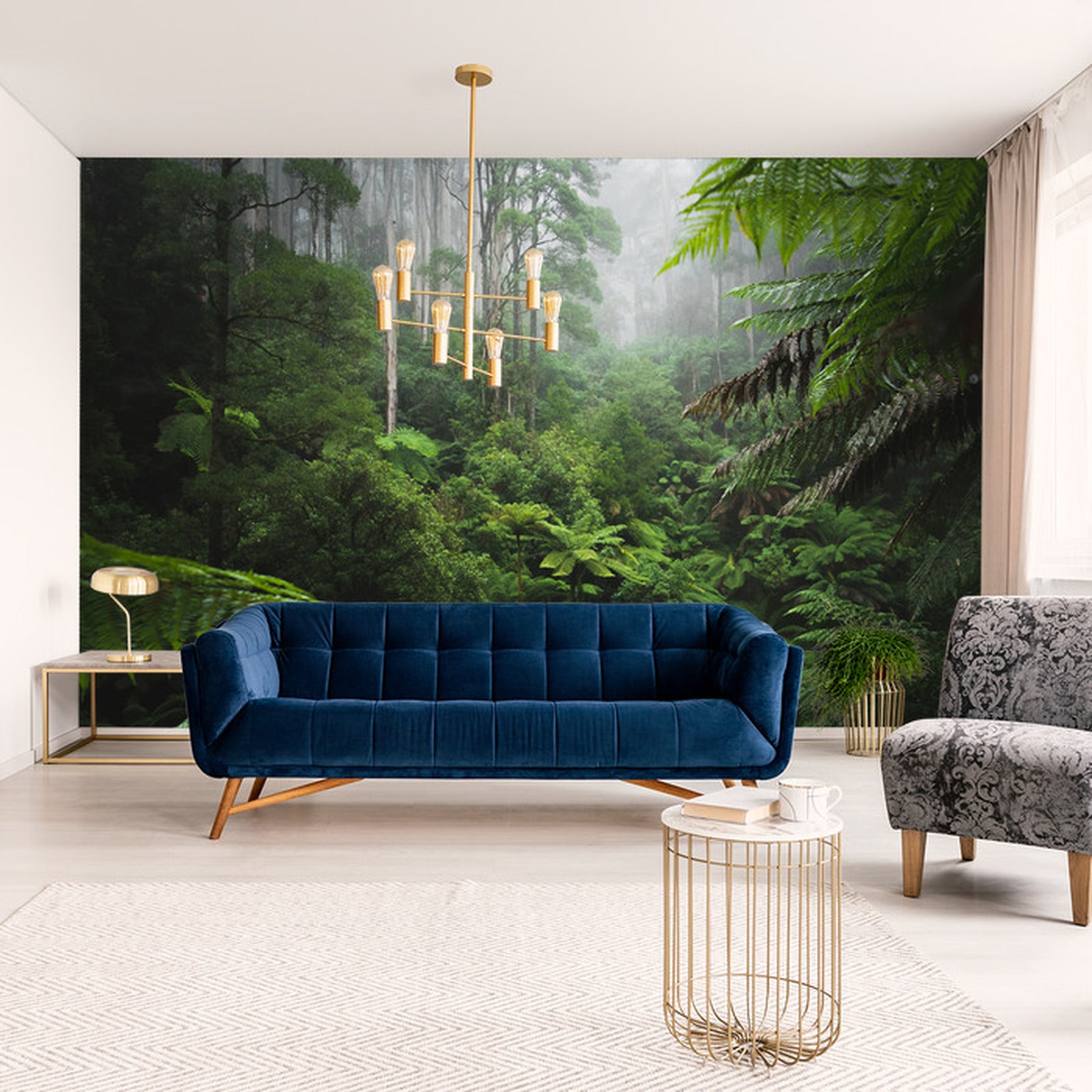 Fototapet Tett jungelskog