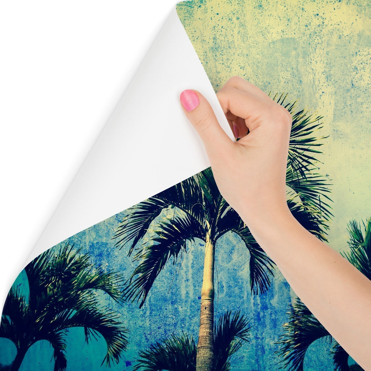 Fototapet Palmer I Grunge Stil