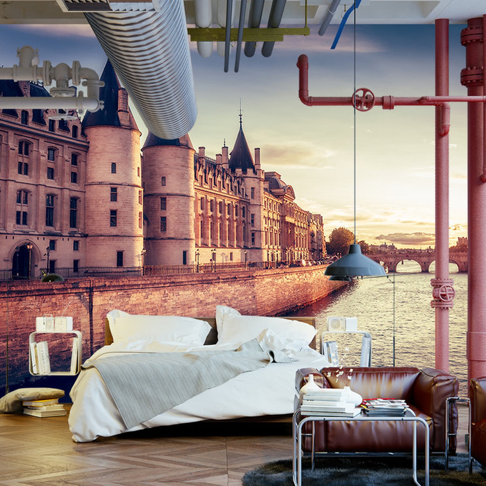 Fototapet Utsikt Over Paris