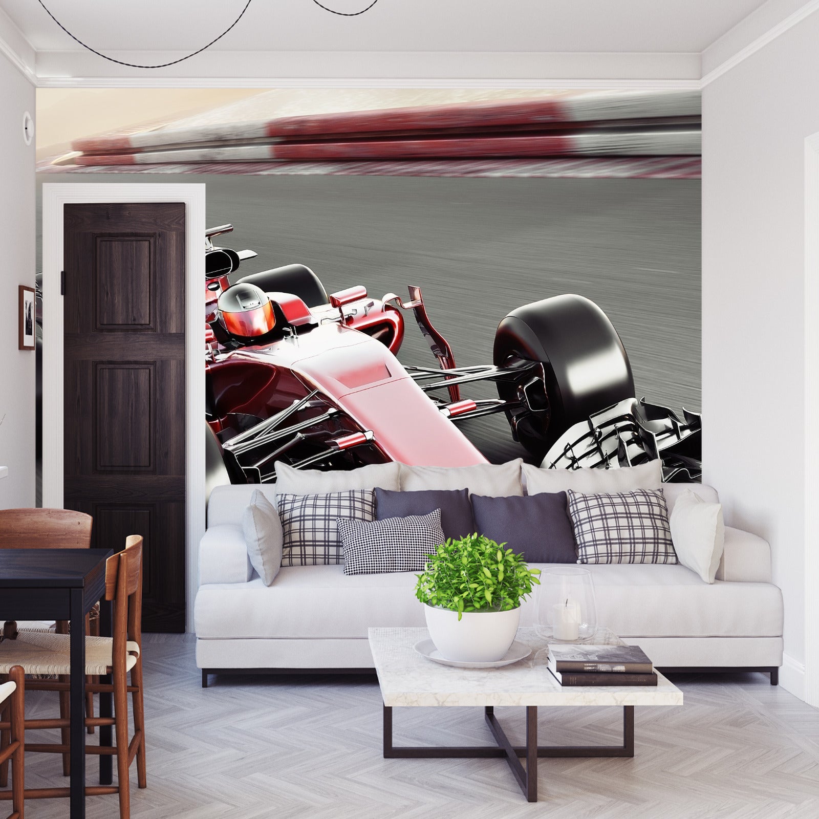 Fototapet F1-Bil På En Bane