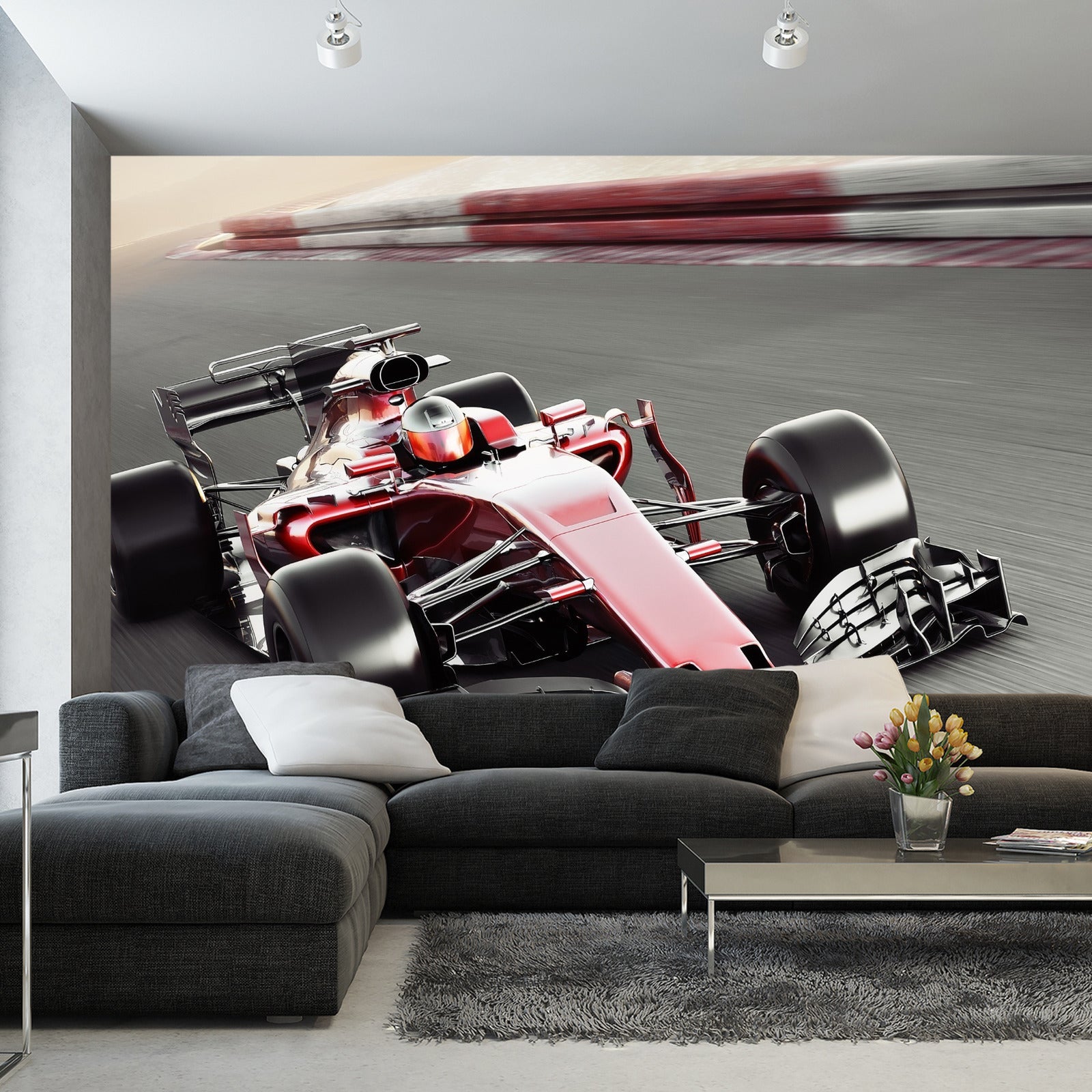 Fototapet F1-Bil På En Bane