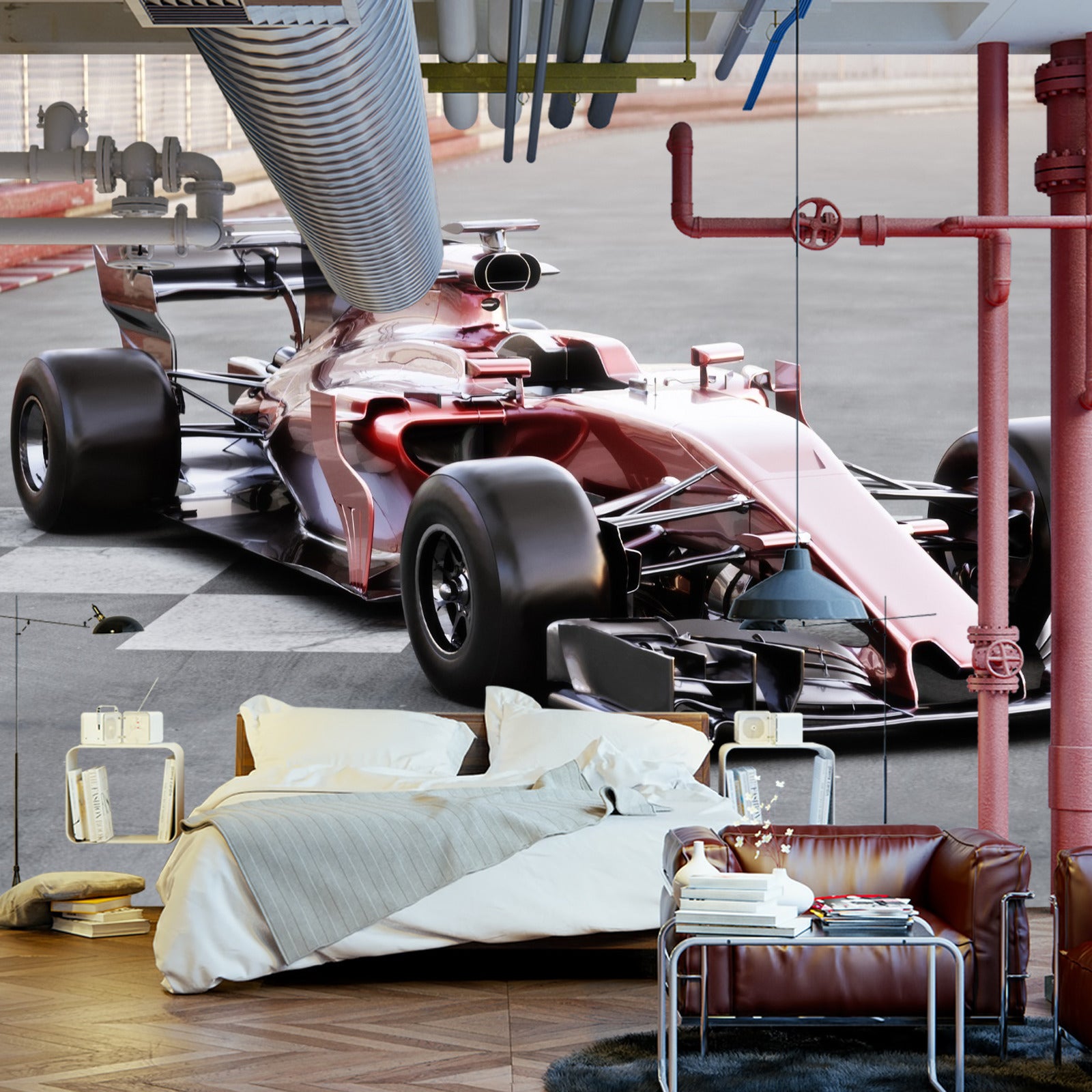 Fototapet F1-Bil På Startstreken