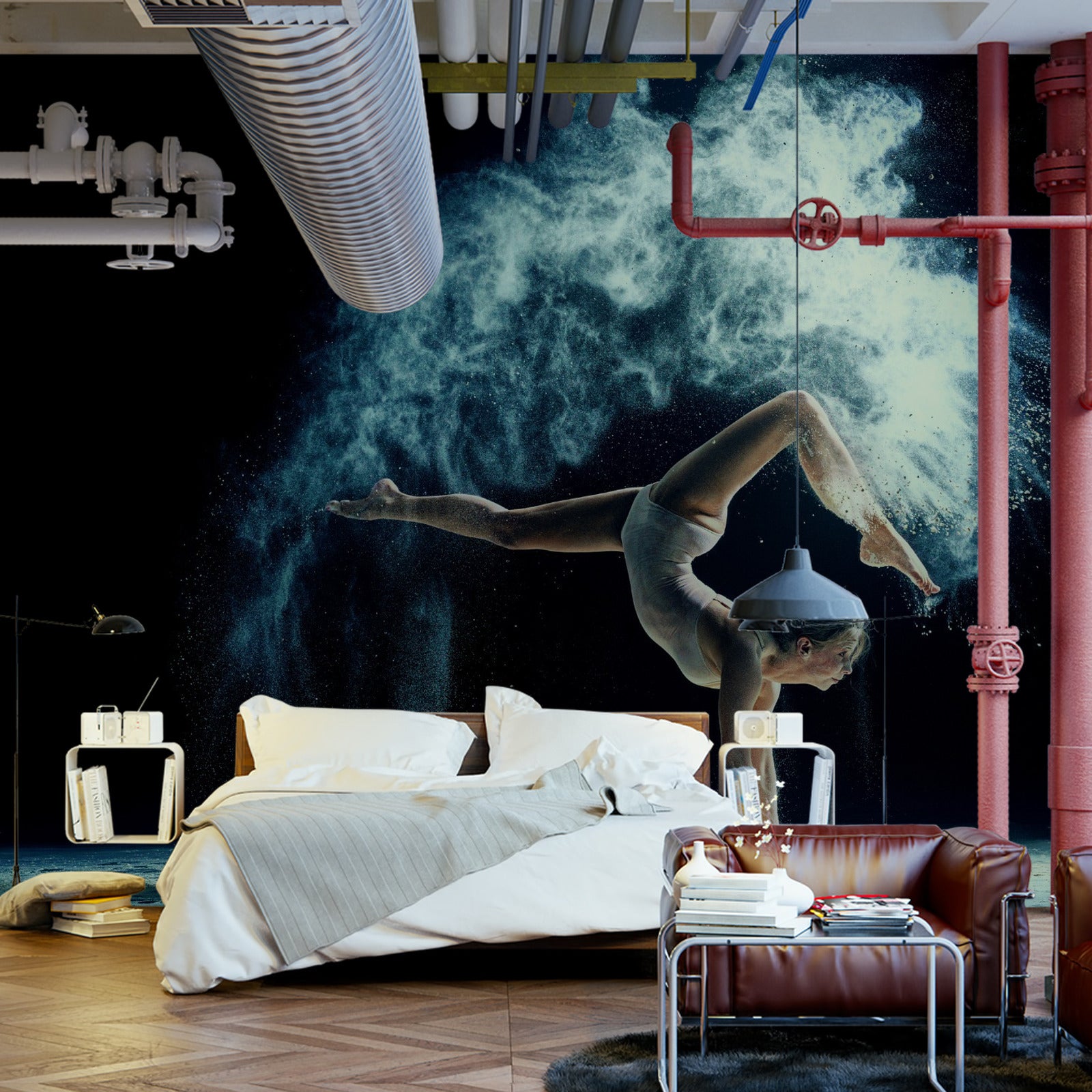 Fototapet Gymnast Under Forestillingen