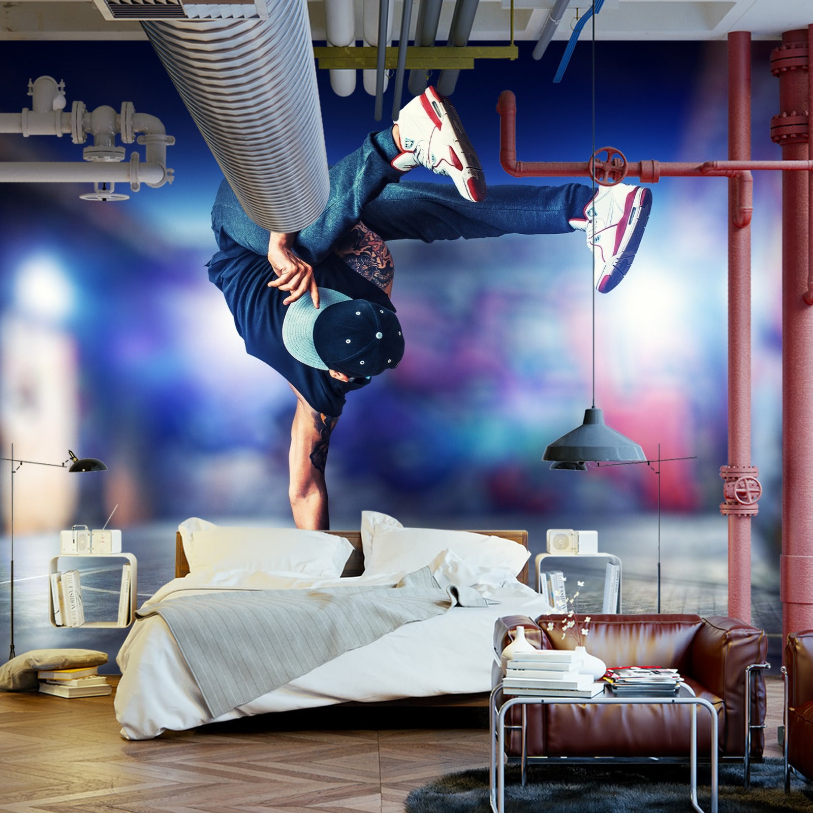 Fototapet Breakdance Danser