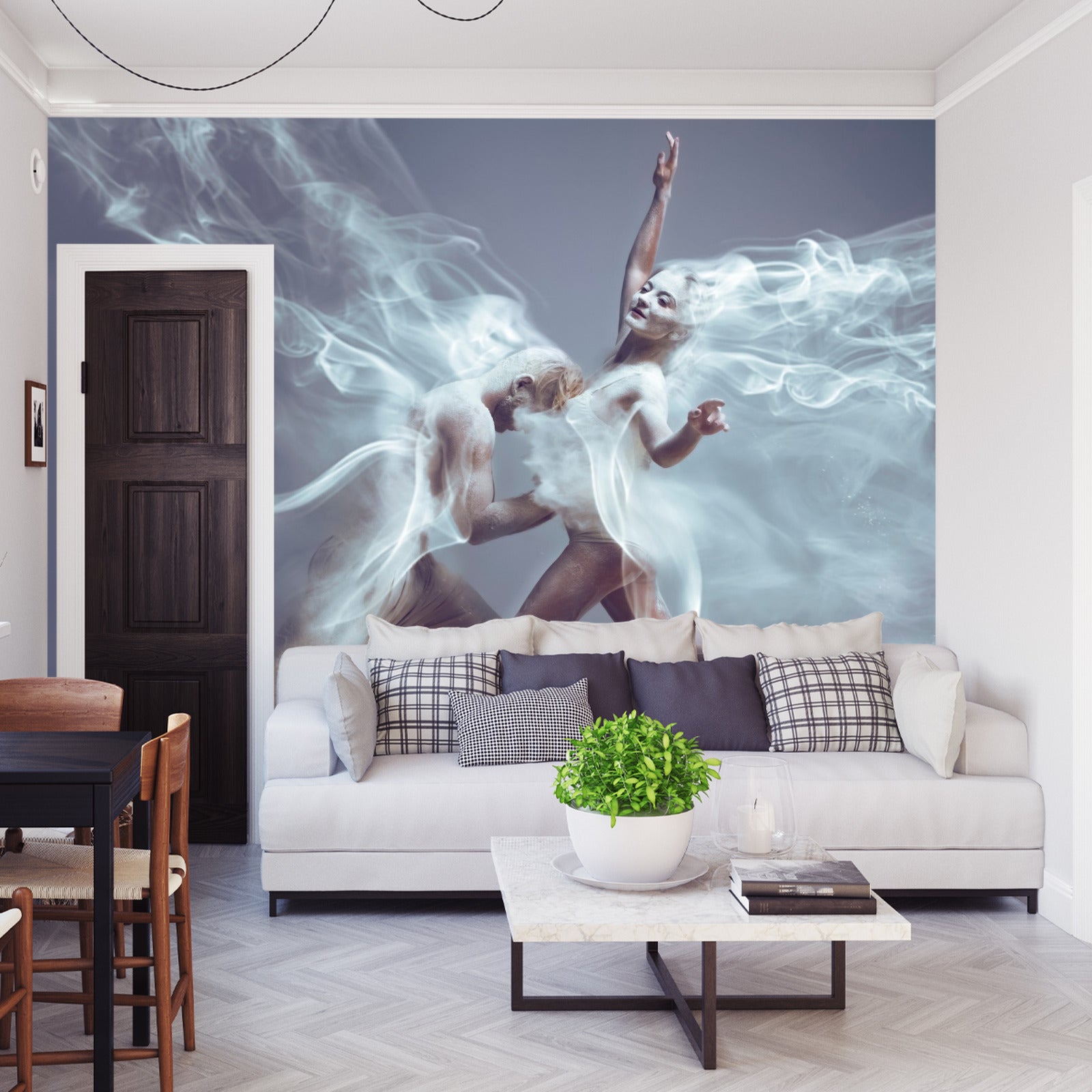 Fototapet Samtidsdans I En Kunstnerisk Utgave