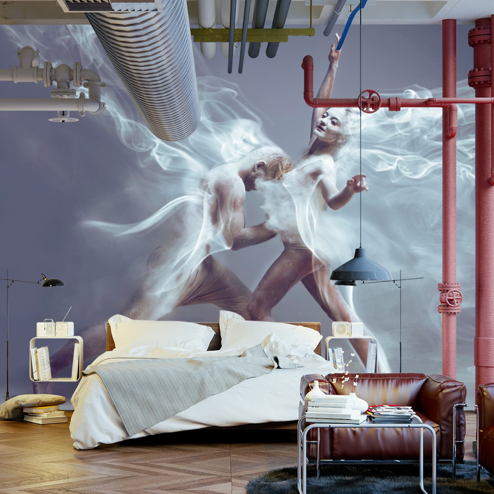 Fototapet Samtidsdans I En Kunstnerisk Utgave