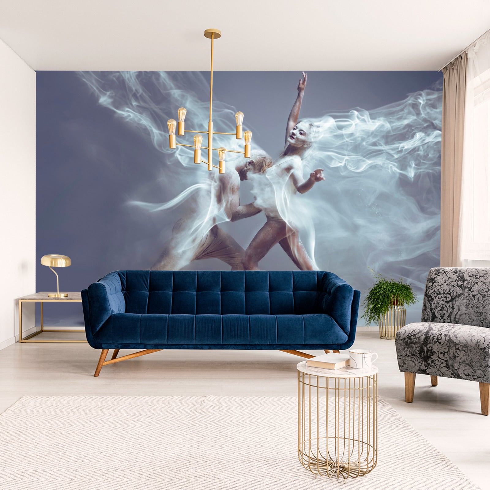 Fototapet Samtidsdans I En Kunstnerisk Utgave