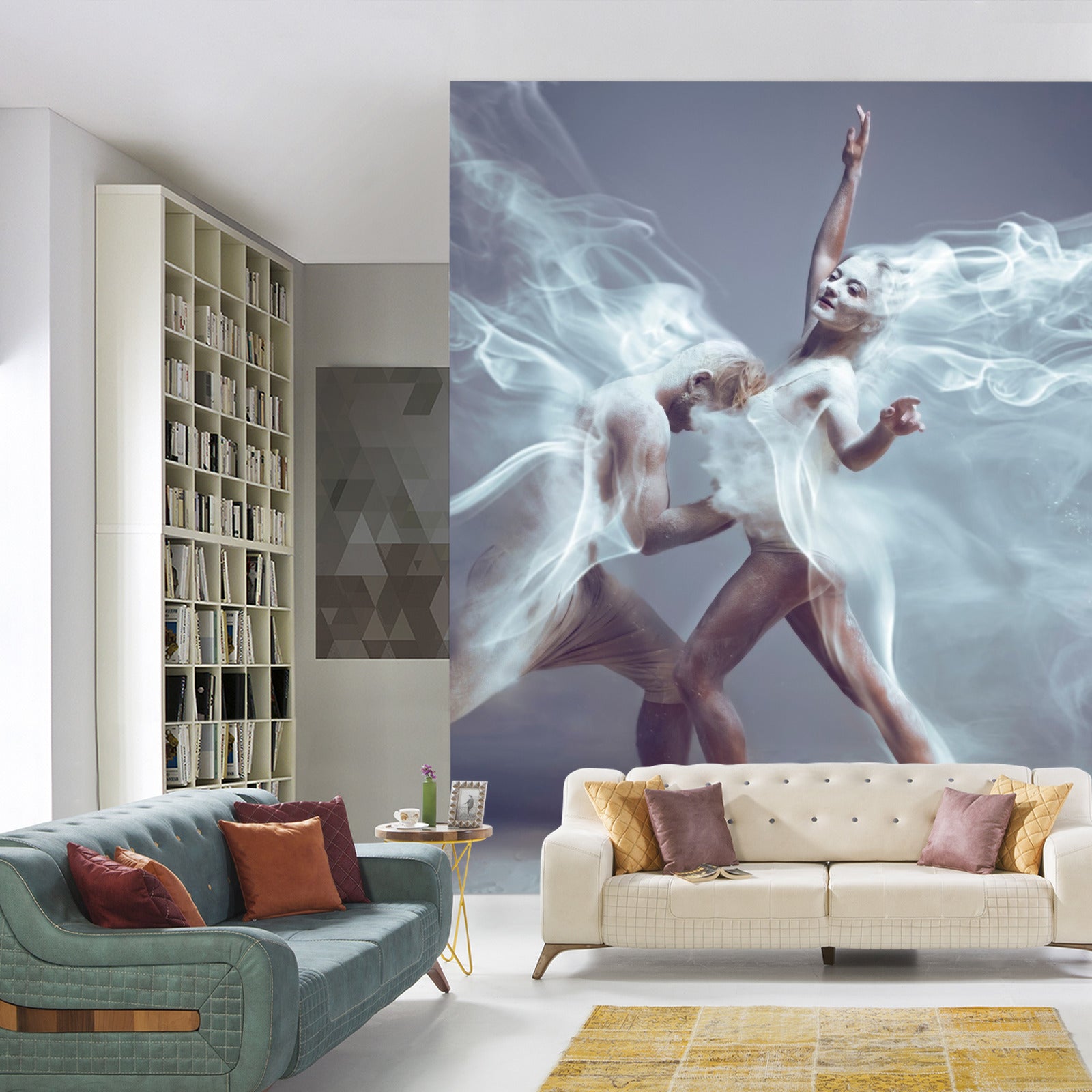 Fototapet Samtidsdans I En Kunstnerisk Utgave