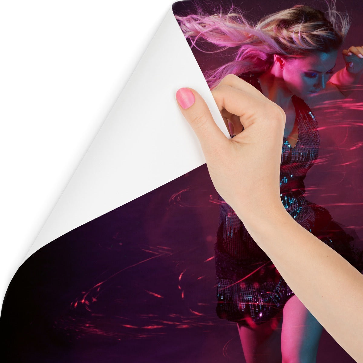 Fototapet Ung Kvinne I Dans