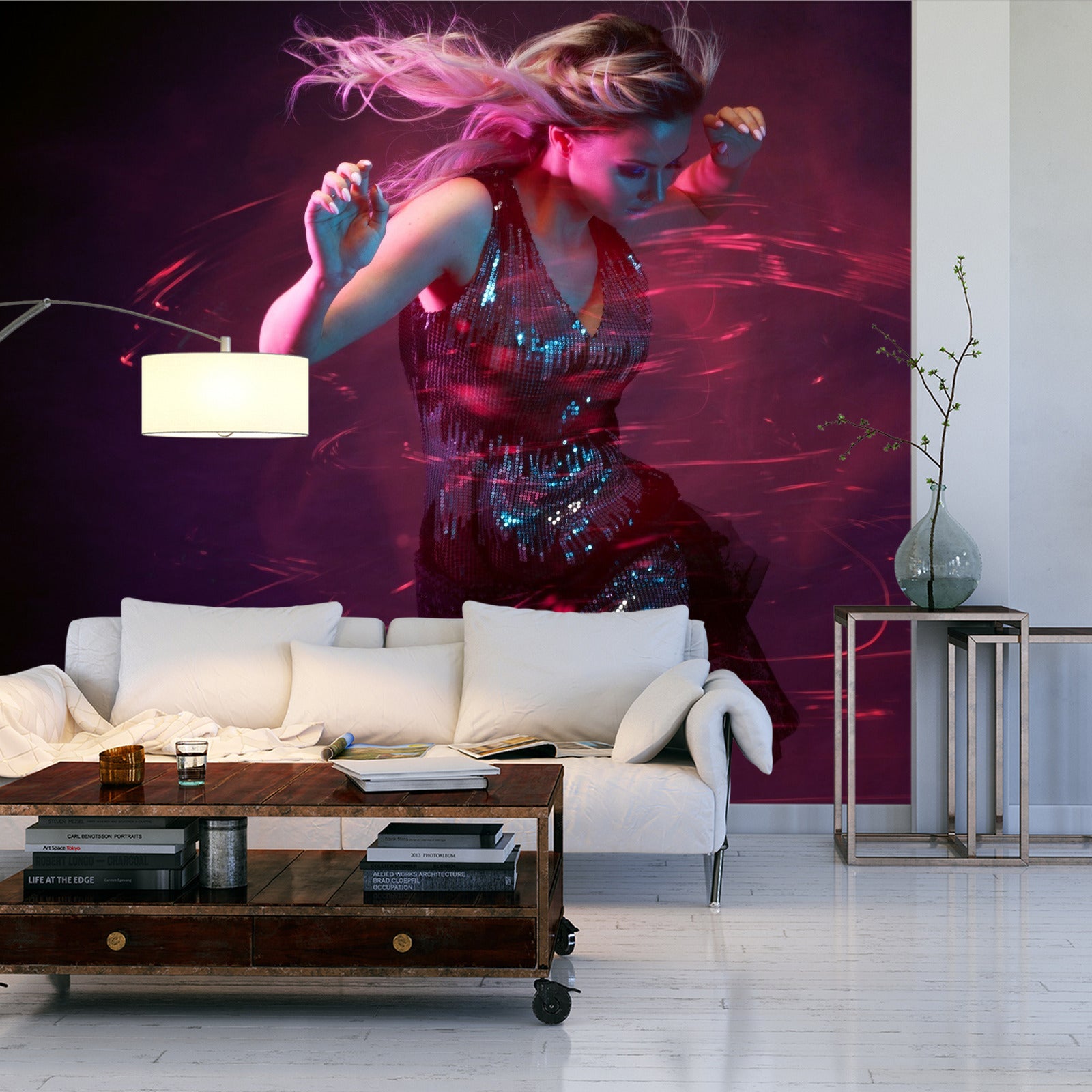 Fototapet Ung Kvinne I Dans