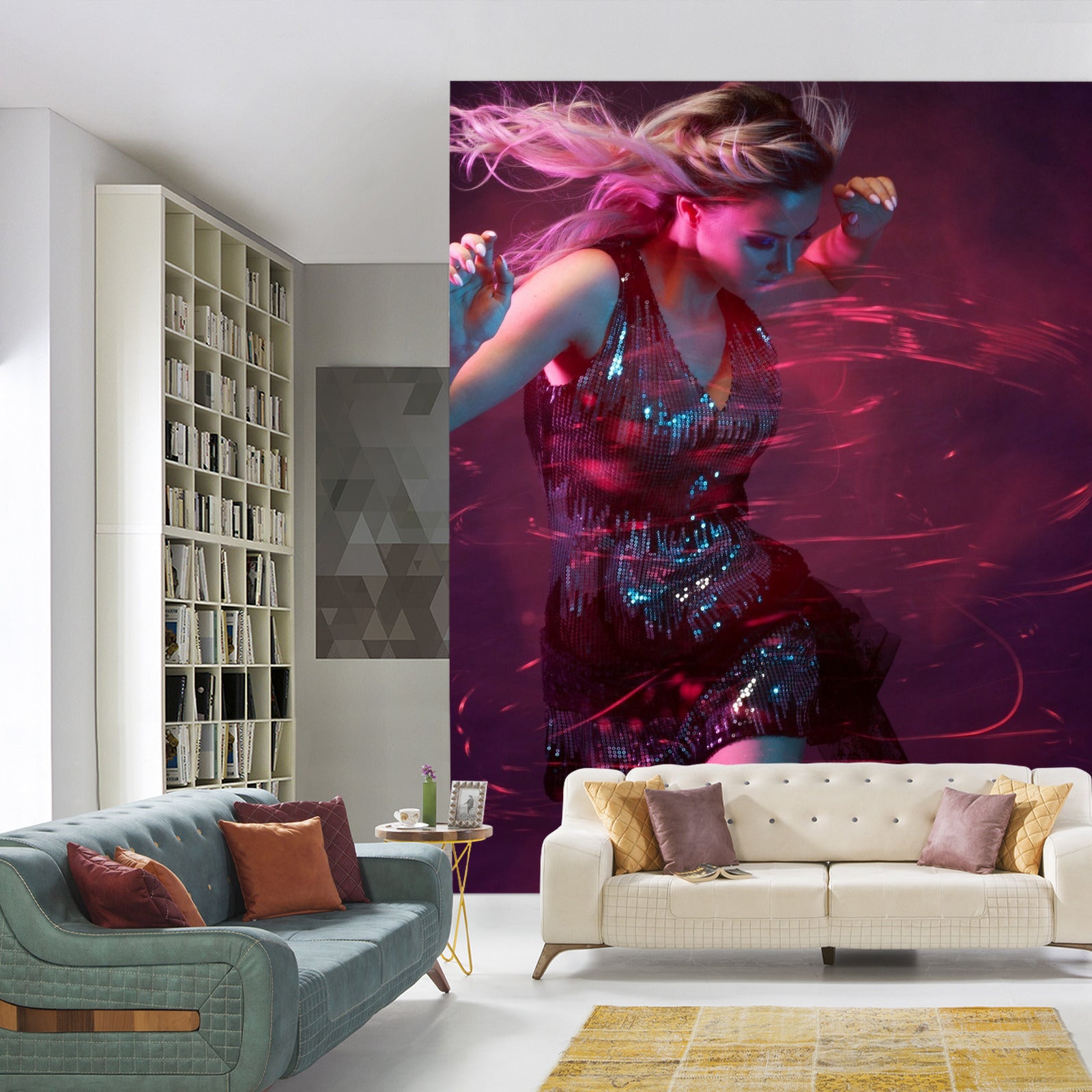 Fototapet Ung Kvinne I Dans