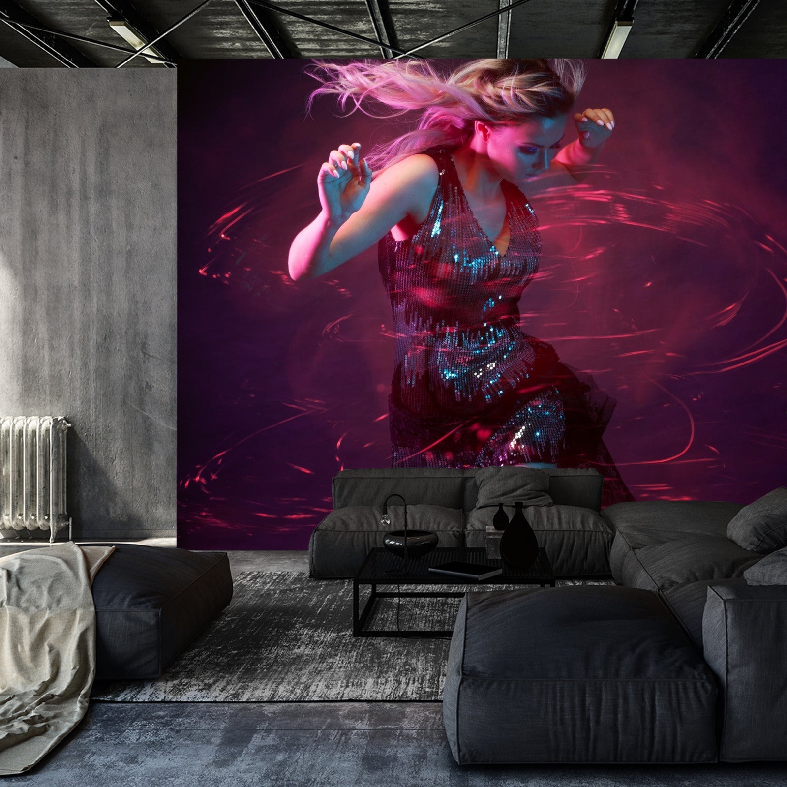 Fototapet Ung Kvinne I Dans